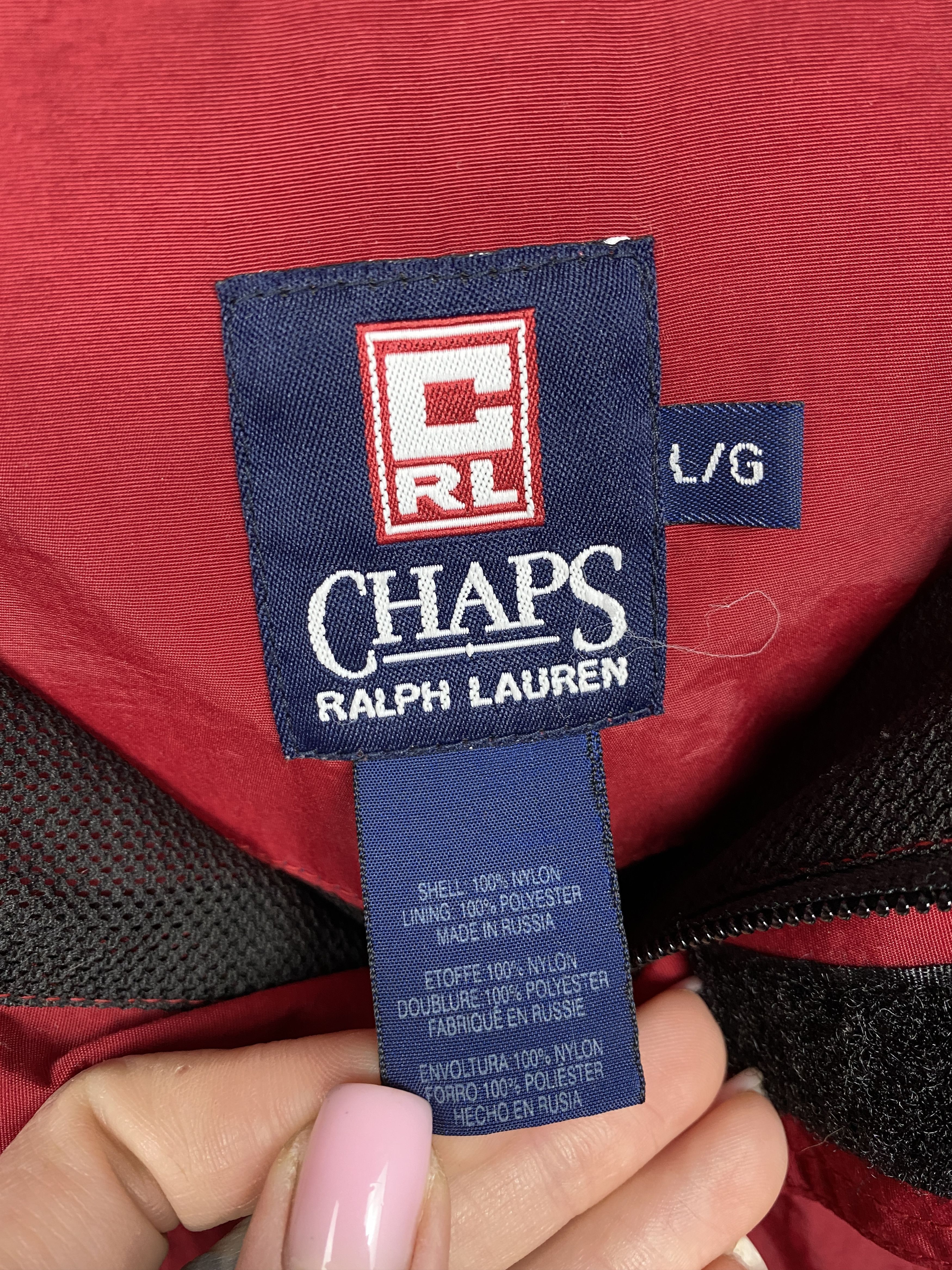 Chaps Ralph Lauren × Polo Ralph Lauren × Vintage Chaps Polo Ralph Lauren Vintage Mens Nylon Anorak Jacket Size US L / EU 52-54 / 3 - 4 Thumbnail
