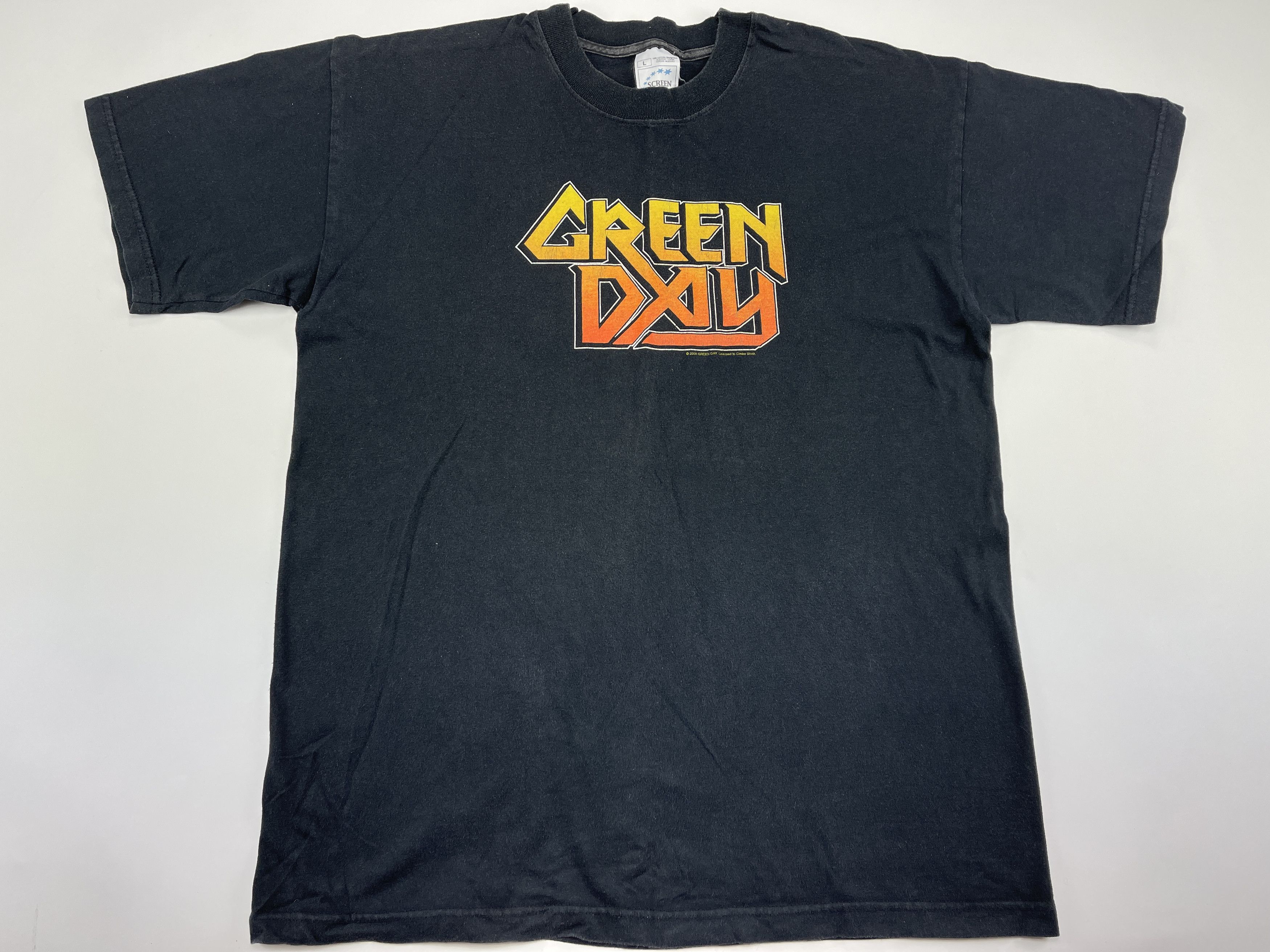Band Tees Vintage Green Day T-Shirt, Warning tour 2000, 90s Rock Shirt Size US L / EU 52-54 / 3 - 1 Thumbnail