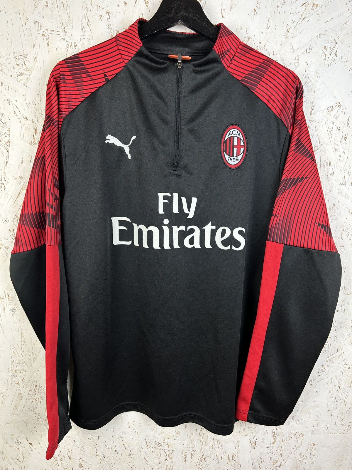 Puma AC Milan Puma 2019/20 Training Kit 1/4 Zip Soccer Top Size L Size US L / EU 52-54 / 3 - 1 Thumbnail