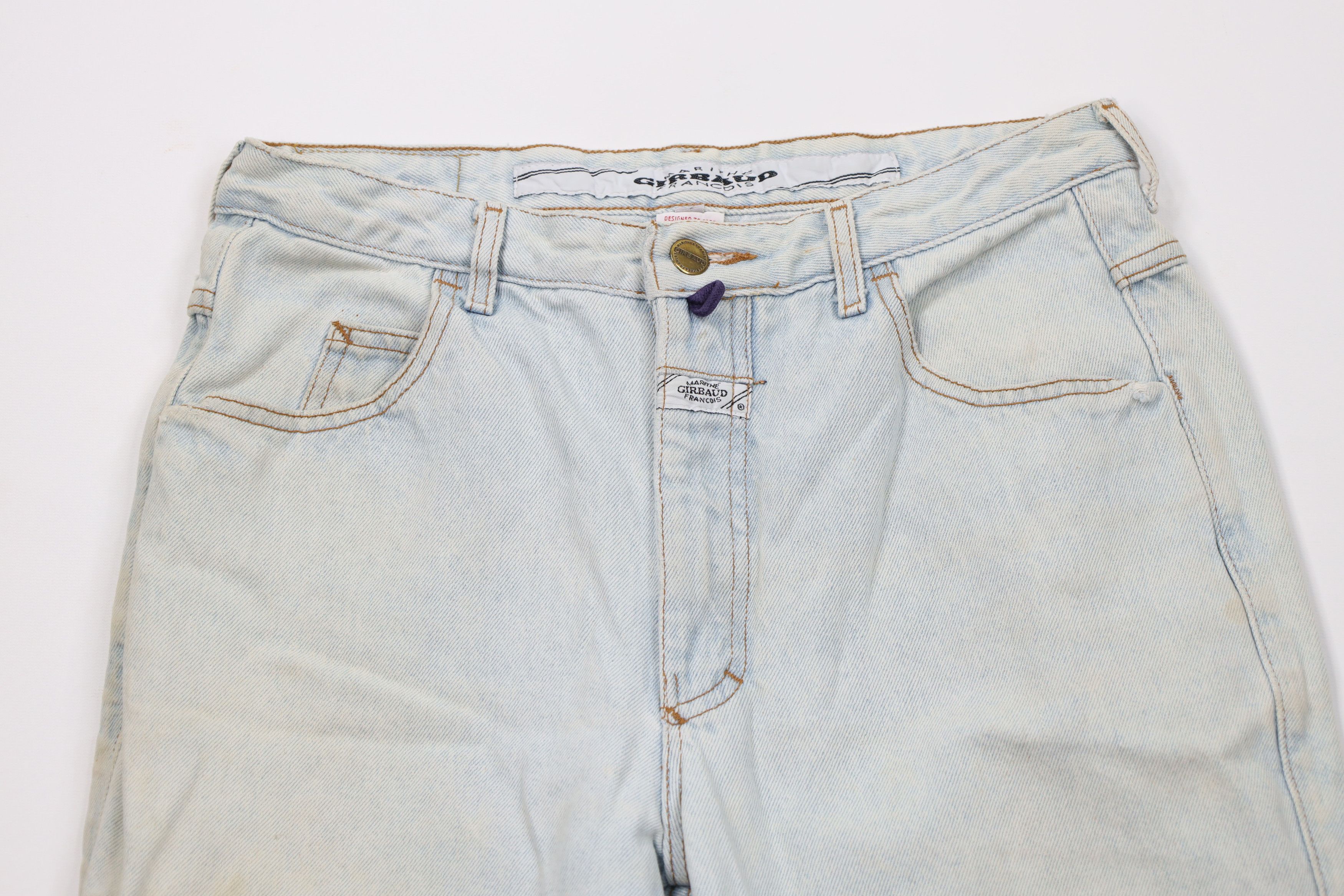Marithe + Francois Girbaud Vintage 80s Marithe Francois Girbaud Tapered Leg Jeans USA Size US 30 / EU 46 - 2 Thumbnail