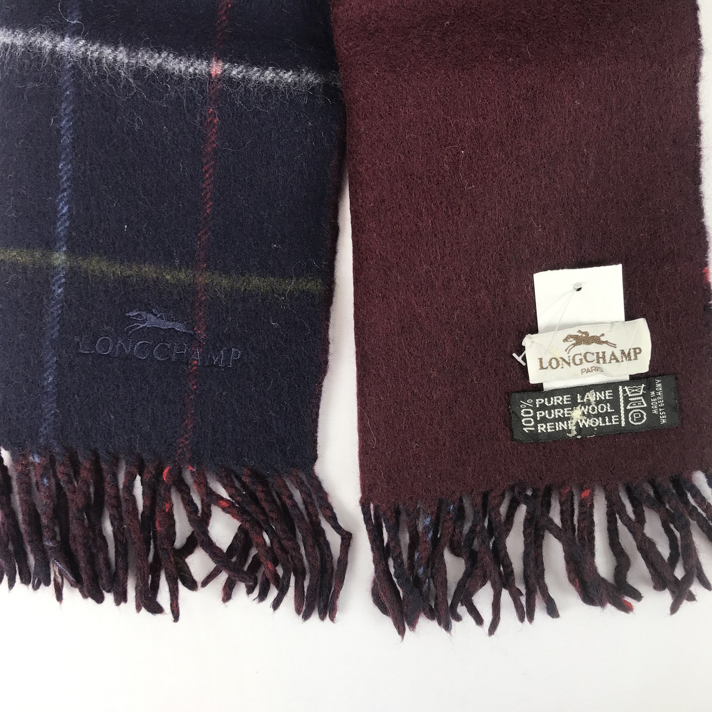 Longchamp Vintage Longchamp Scarf Winter Muffler Wool Scarf . Size ONE SIZE - 4 Thumbnail