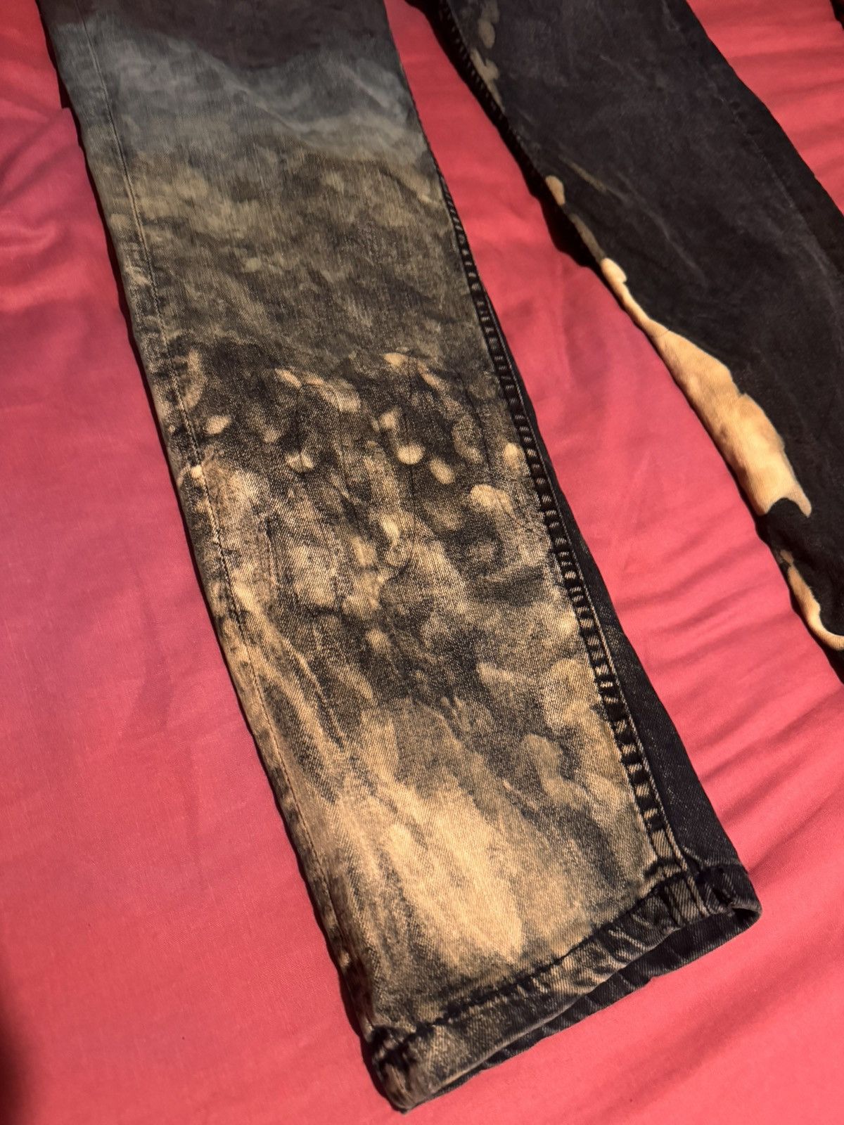 Other Bleached Acrylic paint Jeans Size US 34 / EU 50 - 4 Thumbnail