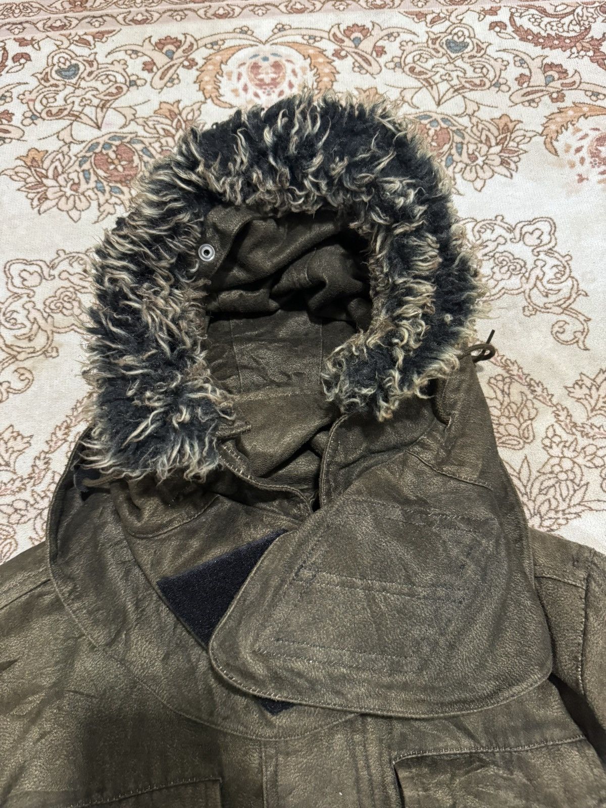 Fur Hooded Tornado Mart Japan Long Jacket