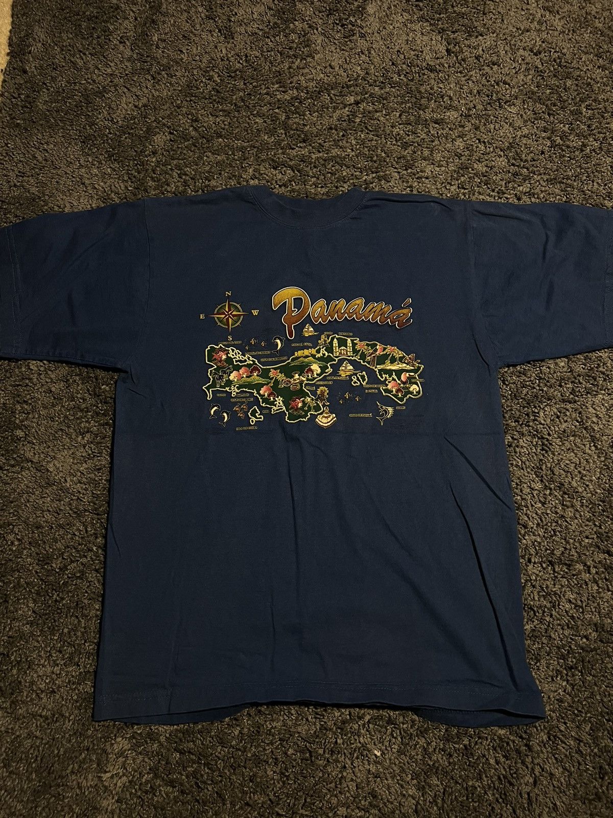 Japanese Brand × Other × Vintage Panamá Travel Tee Size US S / EU 44-46 / 1 - 1 Thumbnail