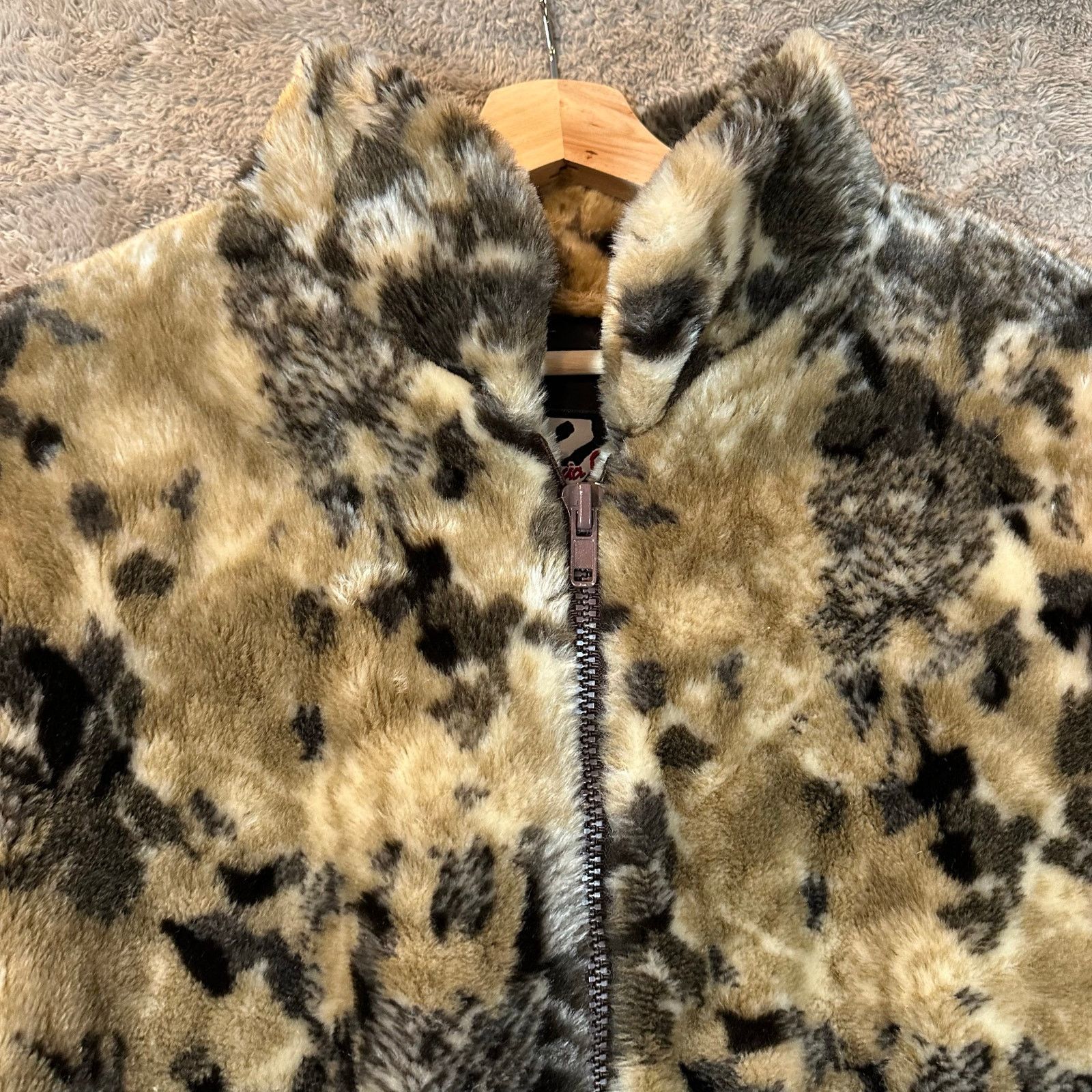 Other Maria Dionisiou Plush Faux Fur Swing Coat Leopard Animal XL Size XL / US 12-14 / IT 48-50 - 5 Thumbnail