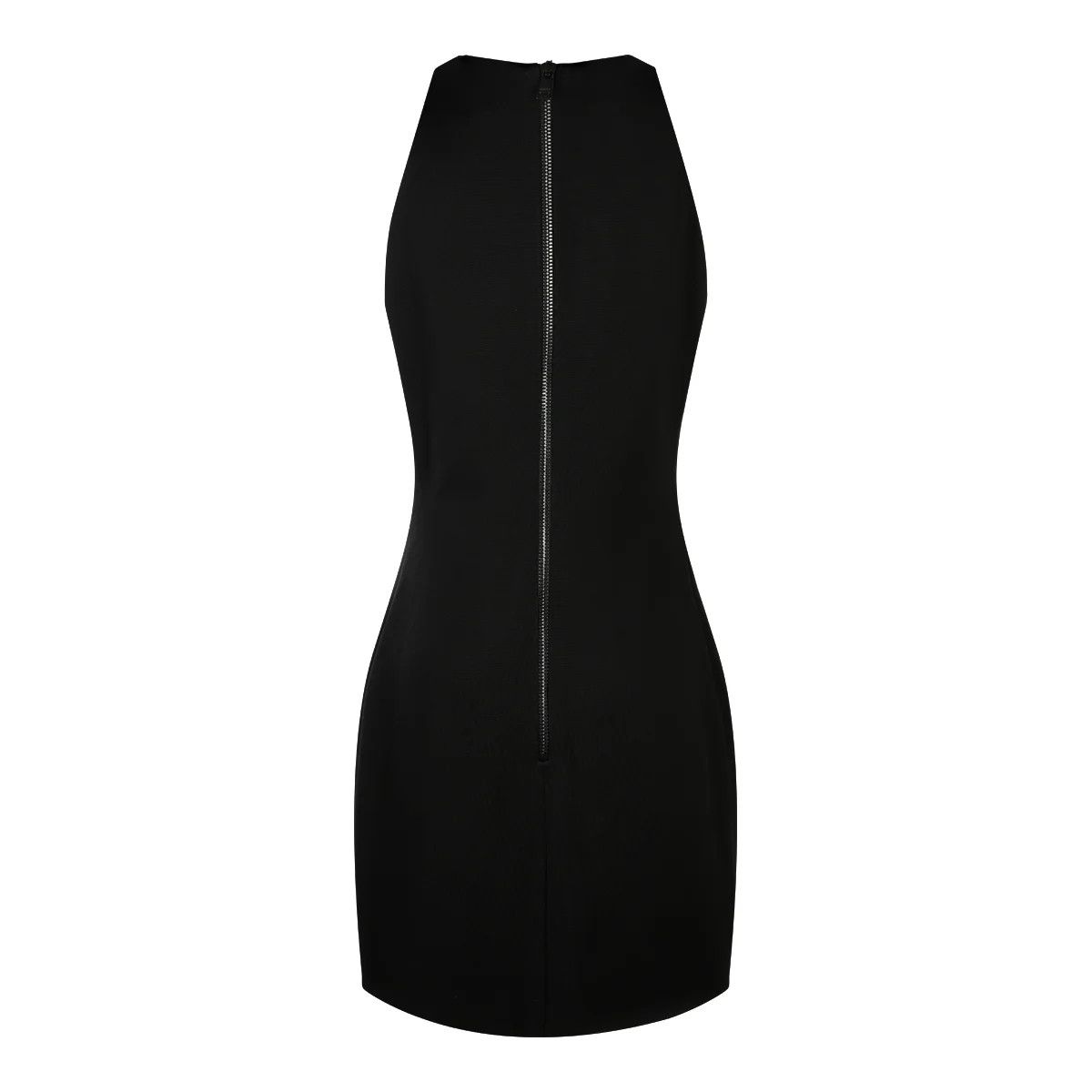 Balmain o1y0525 Mini Dress in Black Size S / US 4 / IT 40 - 3 Thumbnail