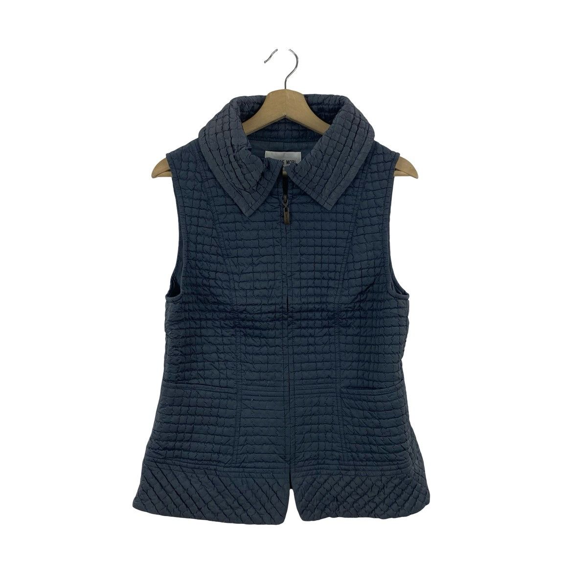 Hanae Mori Vintage HANAE MORI DEUX Quilted Puffer Vest Jacket Zip Size S / US 4 / IT 40 - 4 Thumbnail