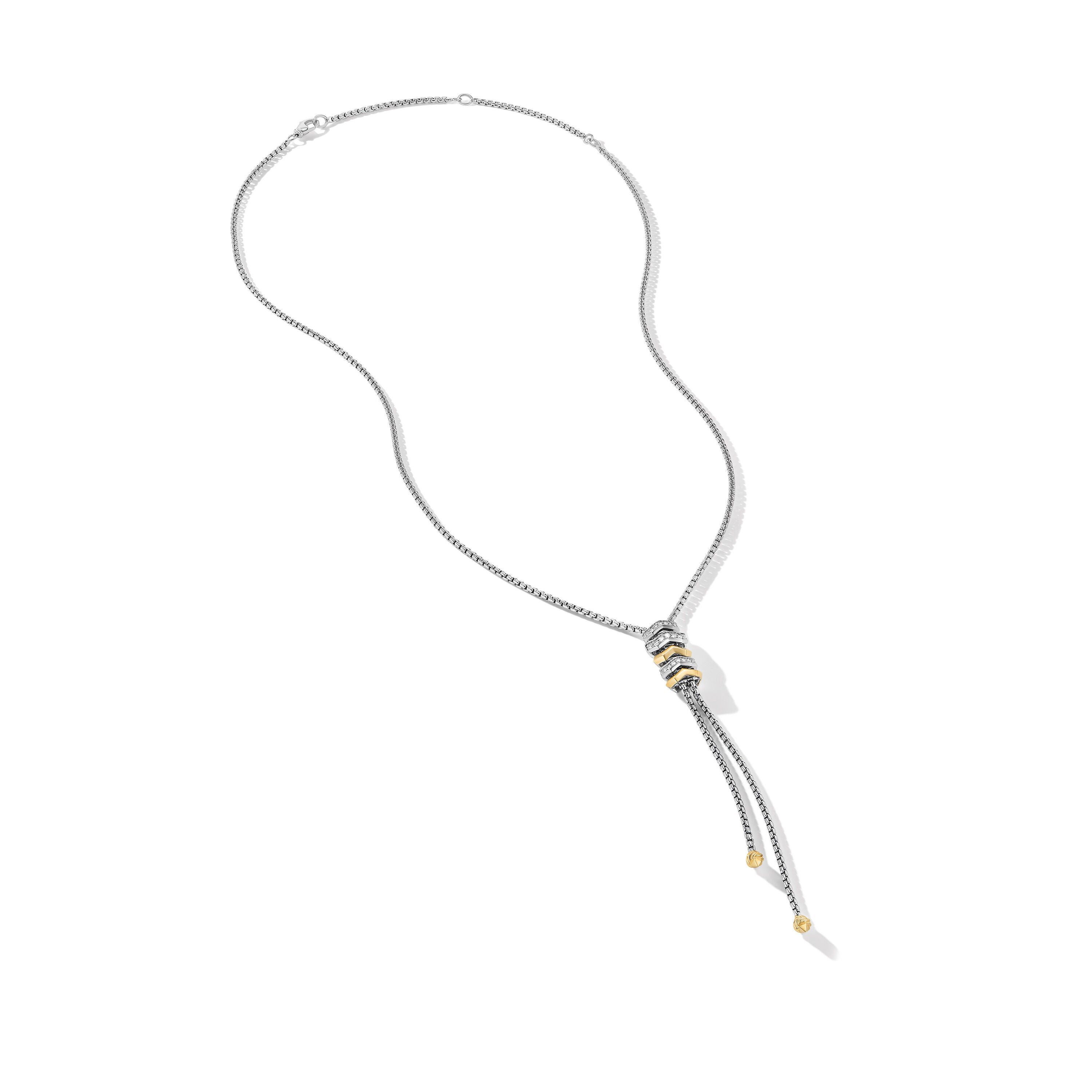 David Yurman o1w1db10526 N18207D Size:10/ Necklaces in Sterling Silver Size ONE SIZE - 2 Thumbnail