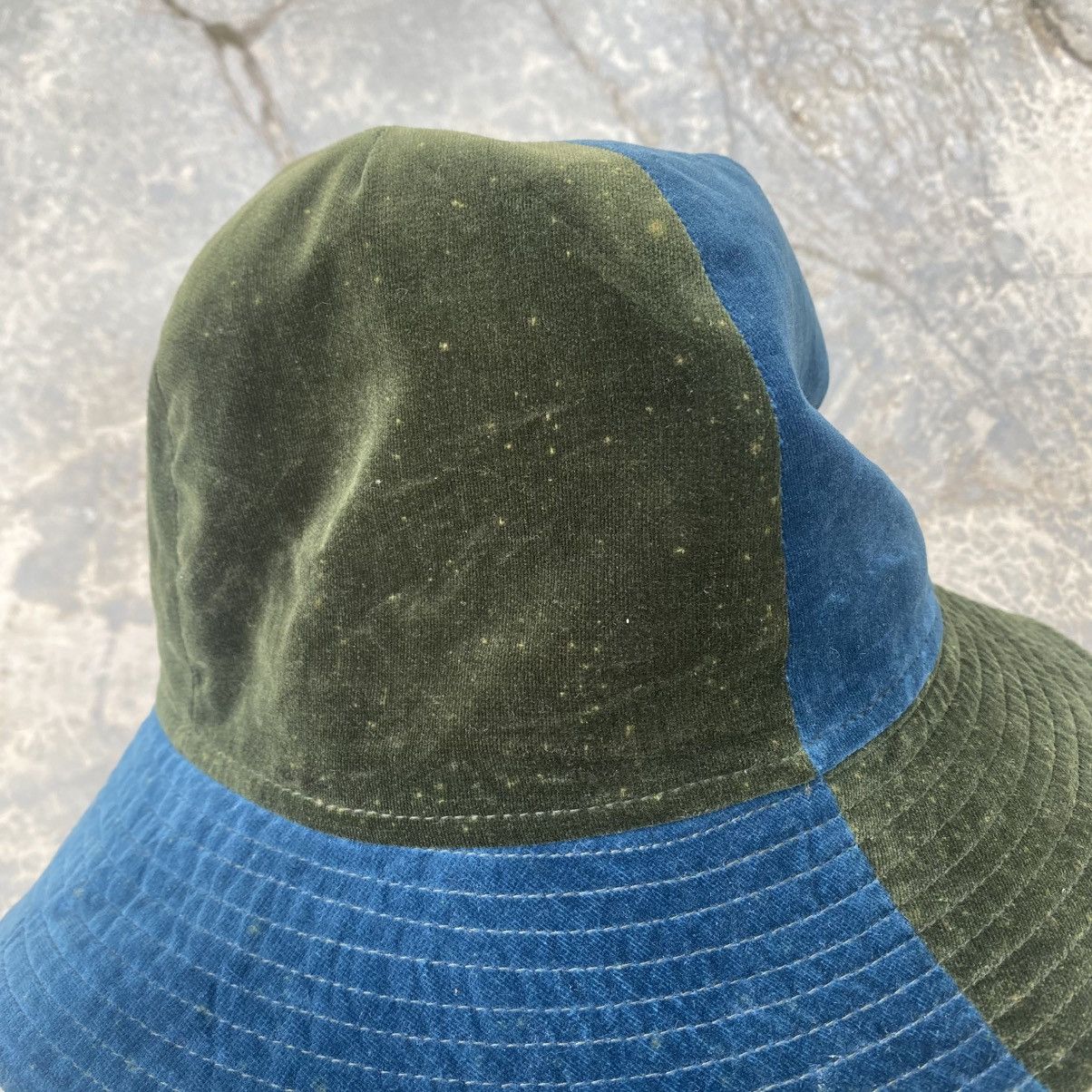 Kenzo 1990s KENZO Velvet Patchwork Bucket Hat Size ONE SIZE - 4 Thumbnail