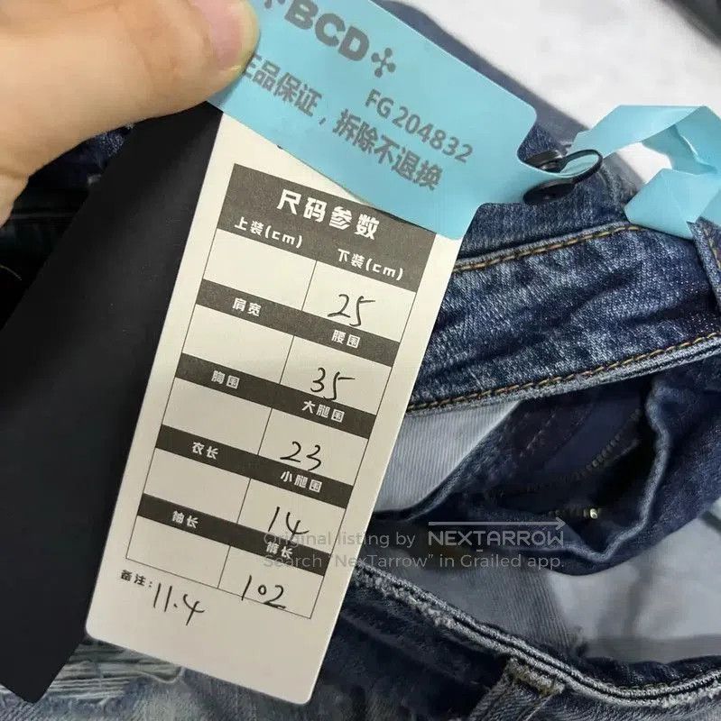 Yves Saint Laurent YSL Casual Blue Cotton Pants for Summer . Size 28" / US 6 / IT 42 - 5 Thumbnail