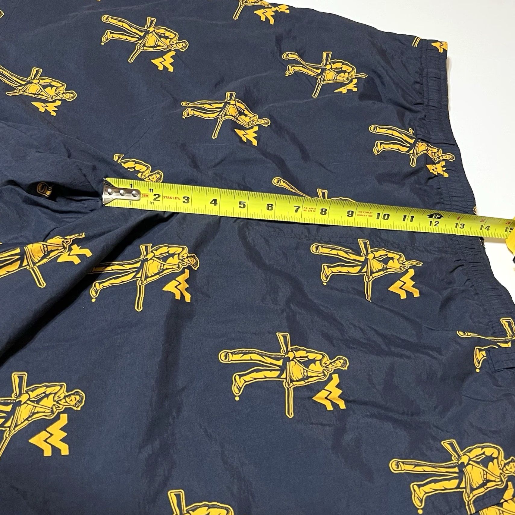 Vintage Columbia PFG Swim Trunks West Virginia Mountaineers Mens 3X Lined Short WVU Blue Beach Outdoor Trunks Mens Size US 39 - 4 Thumbnail