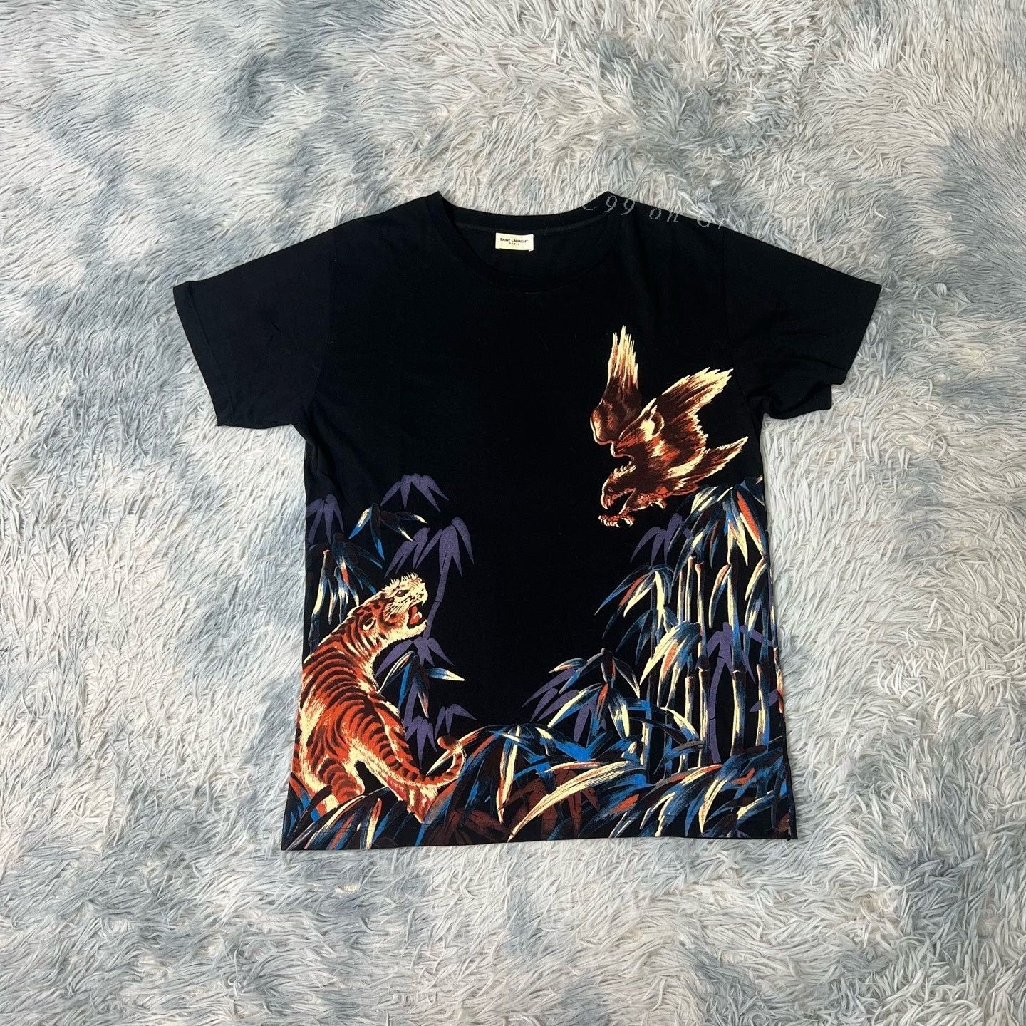 Saint Laurent Paris Saint Laurent Short-Sleeve T-Shirt Size M Size US M / EU 48-50 / 2 - 1 Thumbnail