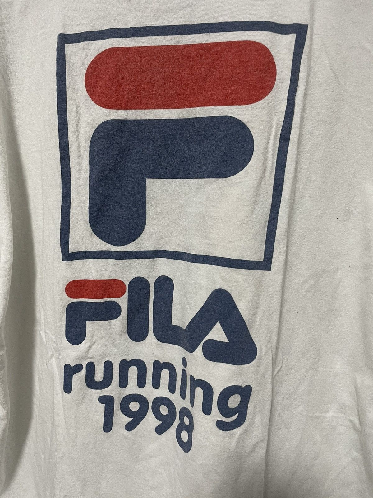 Vintage Vintage Fila 1998 Running Marathon Logo Sport Tee Y2K XL Size US XL / EU 56 / 4 - 11 Thumbnail