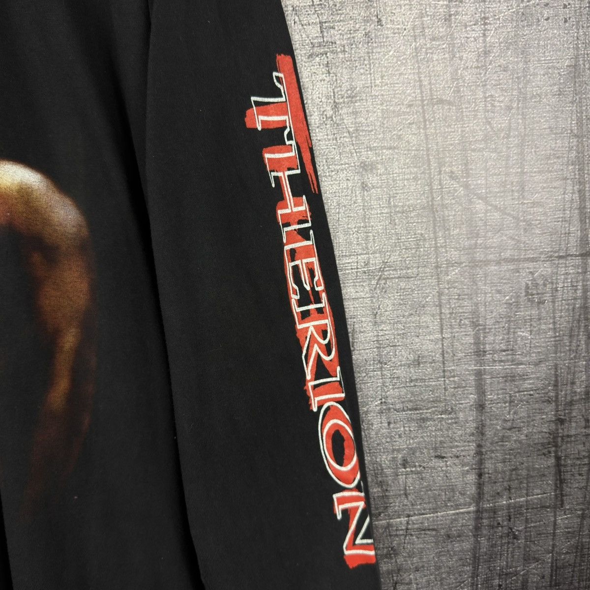 Band Tees RARE Vintage 1996 Therion Theli long sleeve t shirt metal Size US XL / EU 56 / 4 - 4 Thumbnail