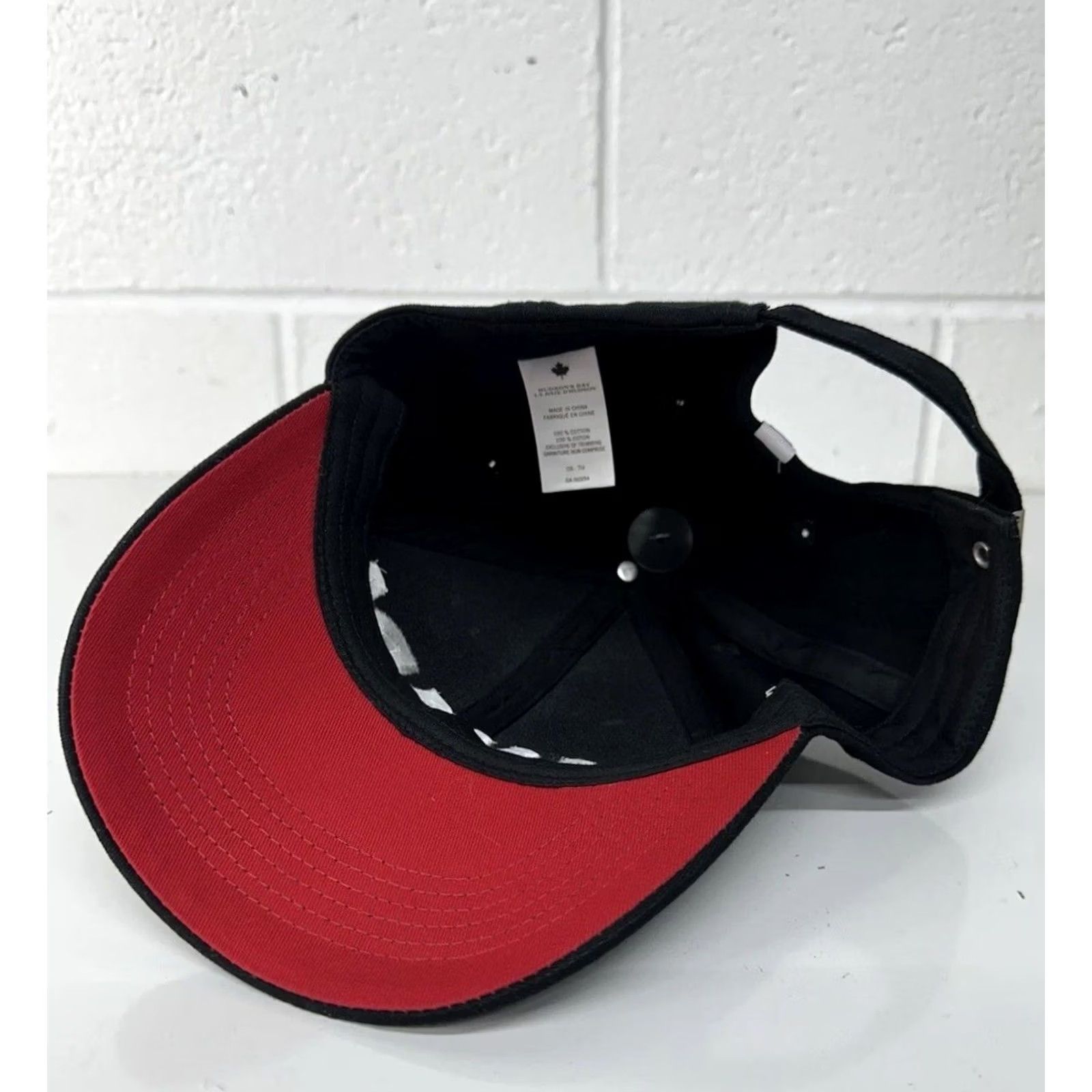 Vintage HUDSON'S BAY COMPANY Hat Black Embroidered Maple Leaf / NEW Baseball Cap Men One Size Black Size ONE SIZE - 5 Thumbnail