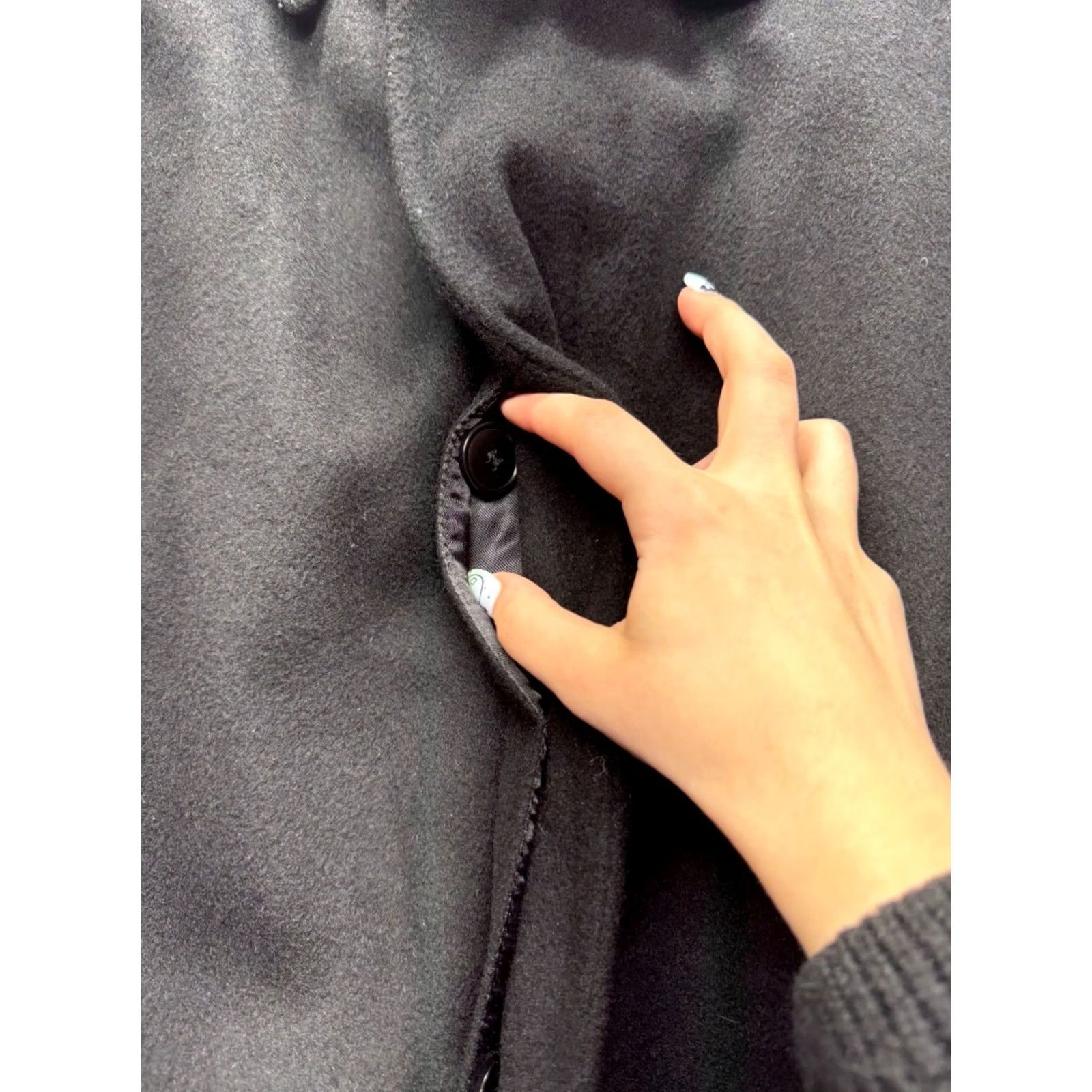ERES VINTAGE? MEN’S ERES FOR NORDSTROM JACKET Cashmere Overcoat 48 Black Mens 48 Winter Size US M / EU 48-50 / 2 - 3 Thumbnail