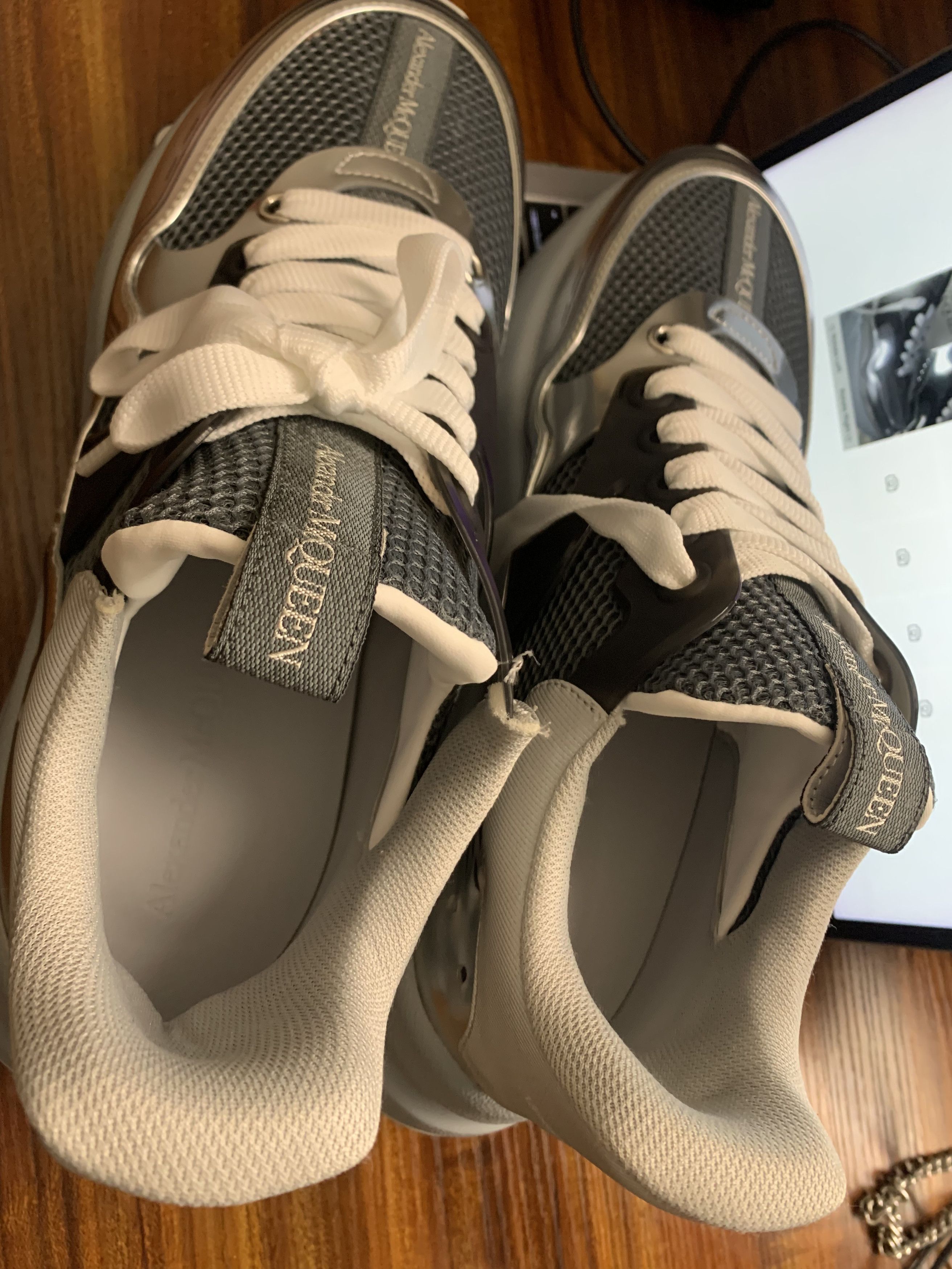 alexander mcqueen oversized runner sale