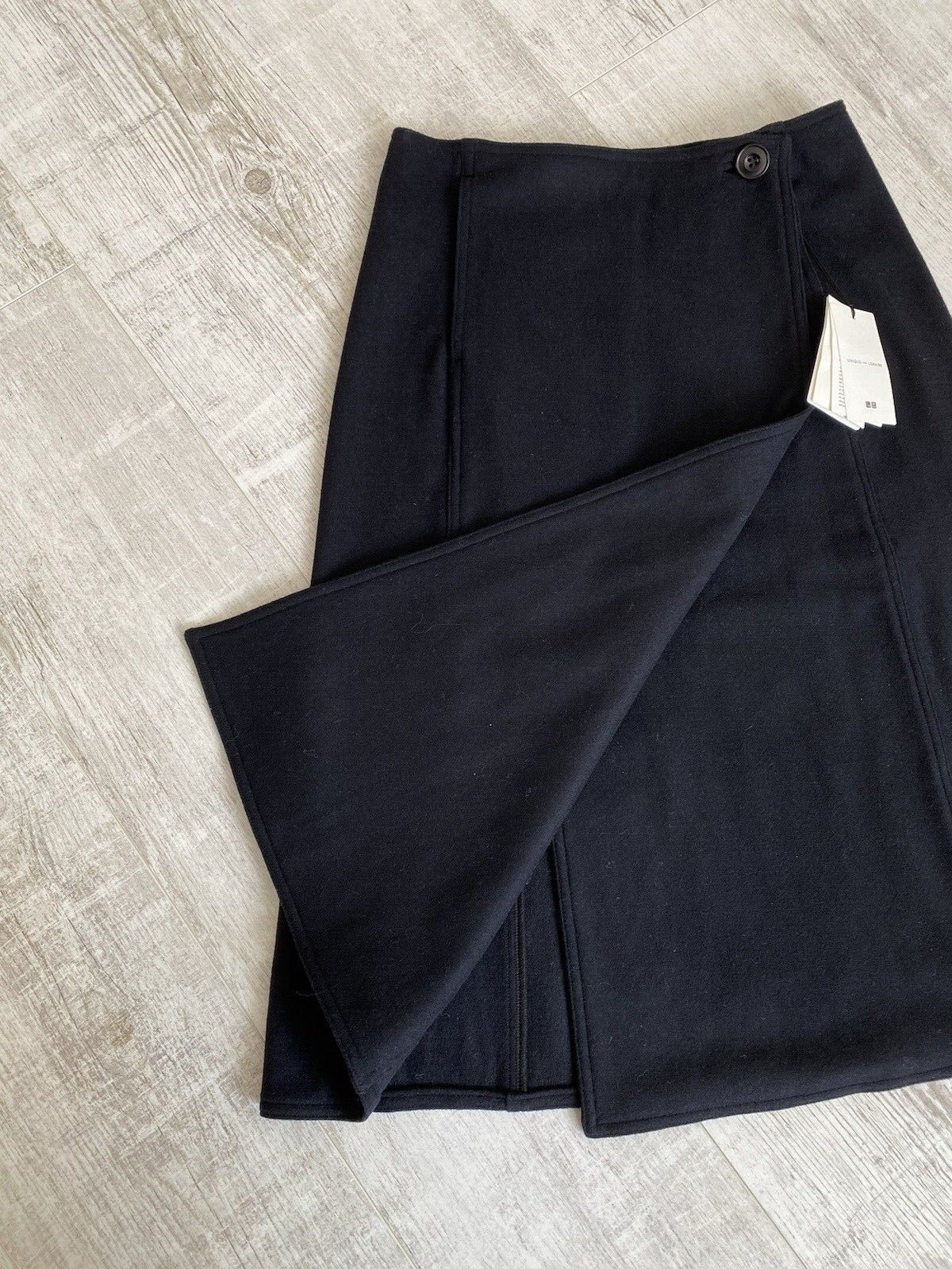 Lemaire × Uniqlo NEW Uniqlo Lamaire Wool Cashmere Midi Wrap Skirt Size 26" / US 2 / IT 38 - 5 Thumbnail