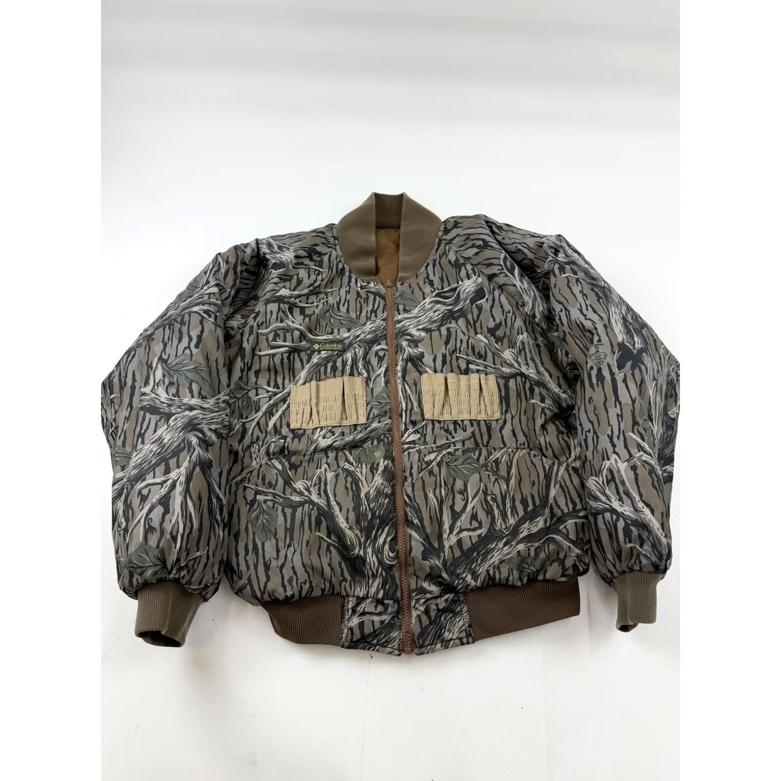 Vintage Columbia Jacket Mens Medium Camo Mossy Oak Reversible Bomber Hunting F5HM5020 Size US M / EU 48-50 / 2 - 2 Thumbnail