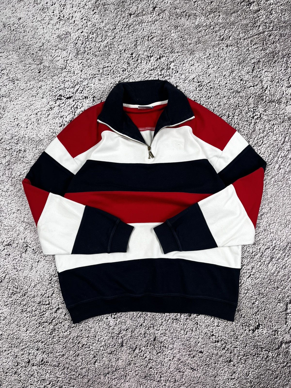 Vintage Vintage Y2K Quarter halflocked 1/4 rugby sweater streetwear Size US S / EU 44-46 / 1 - 2 Thumbnail