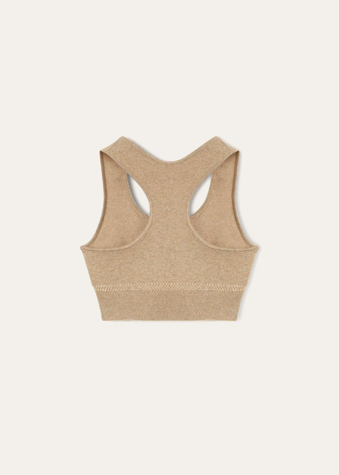Loro Piana o1srvl11e1125 FAN1851 Cocooning Crop Top in Brown Size M / US 6-8 / IT 42-44 - 2 Thumbnail