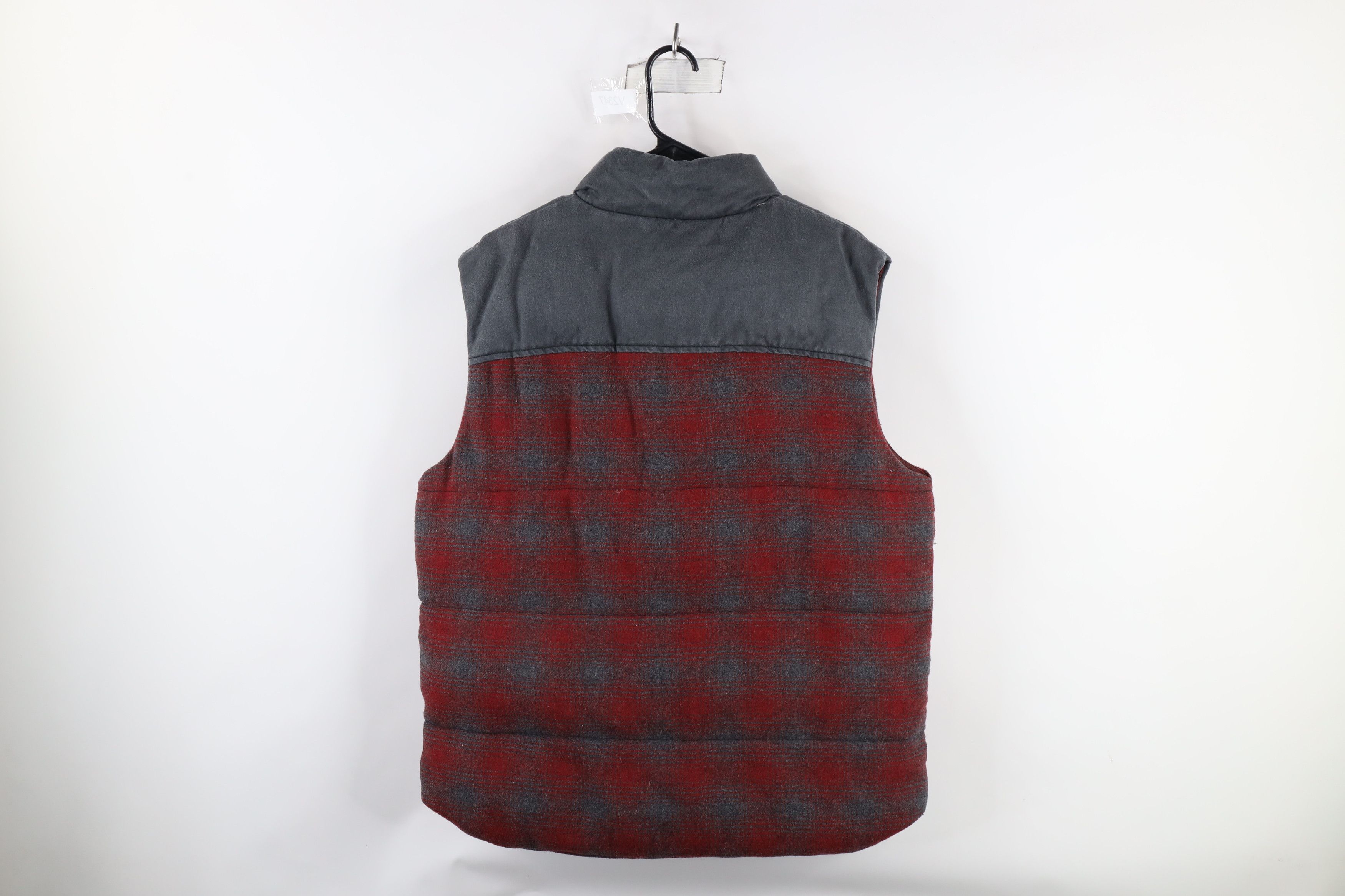 Vintage Vintage Streetwear Wool Blend Button Puffer Vest Jacket Size US L / EU 52-54 / 3 - 11 Thumbnail