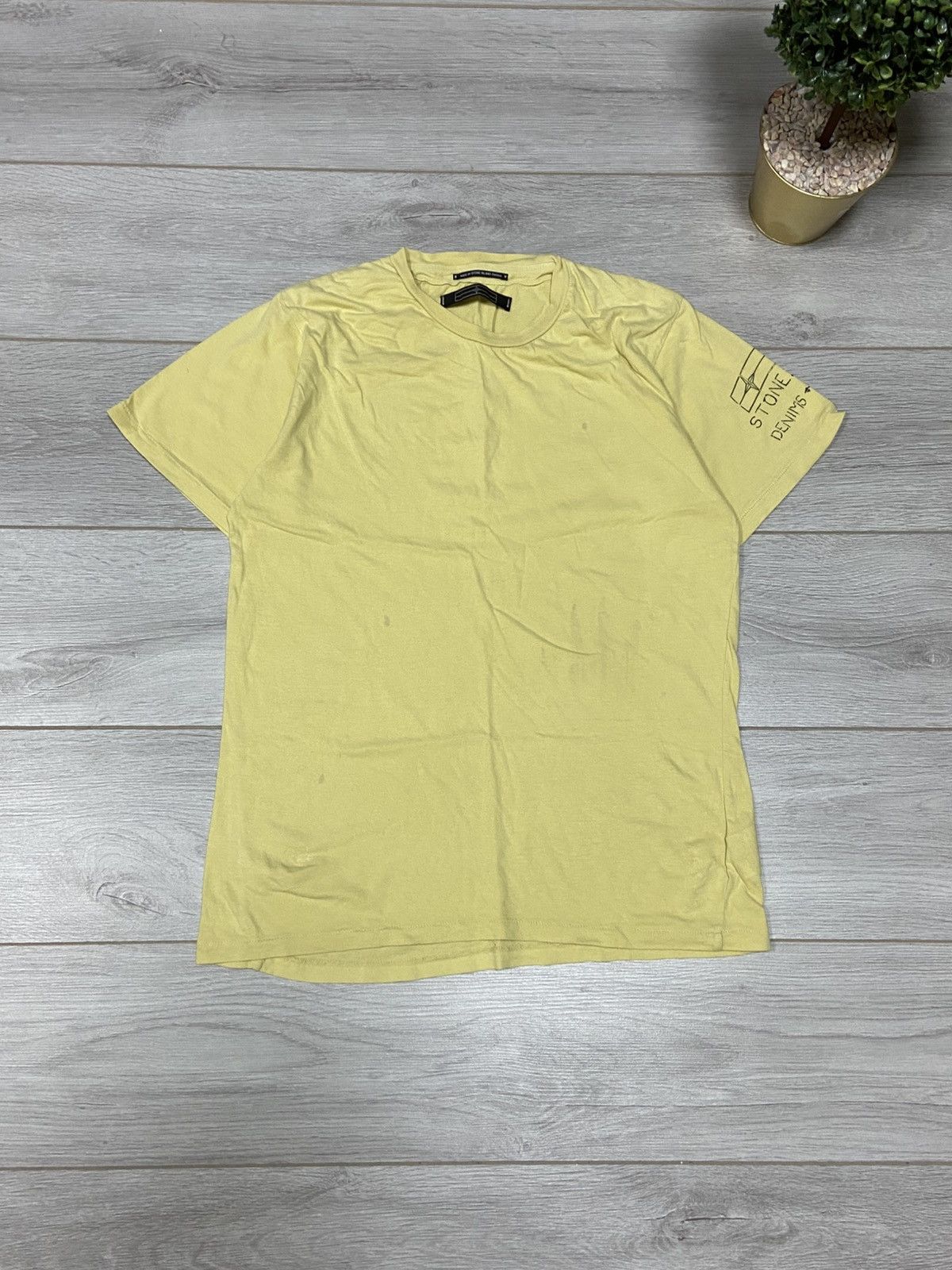 Vintage Stone Island denims vintage compass logo t-shirt Size US L / EU 52-54 / 3 - 2 Thumbnail