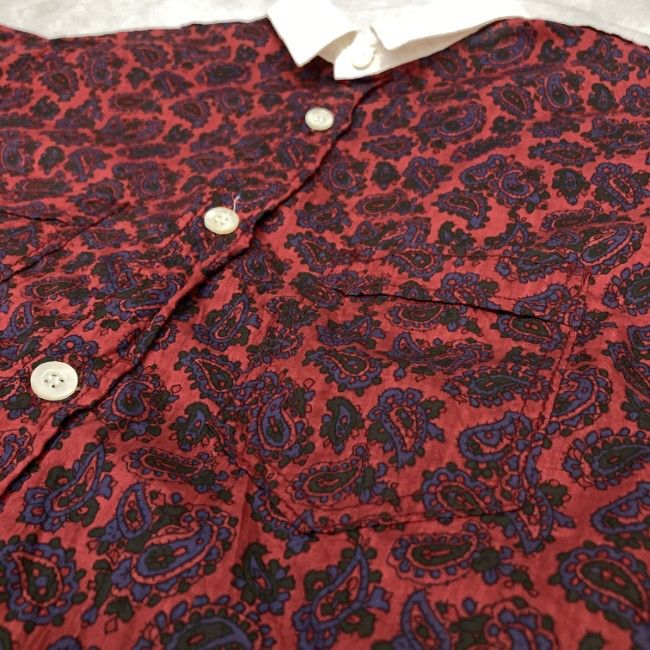 Junya Watanabe Shirt Long Length Paisley Pattern Red Size US S / EU 44-46 / 1 - 5 Thumbnail