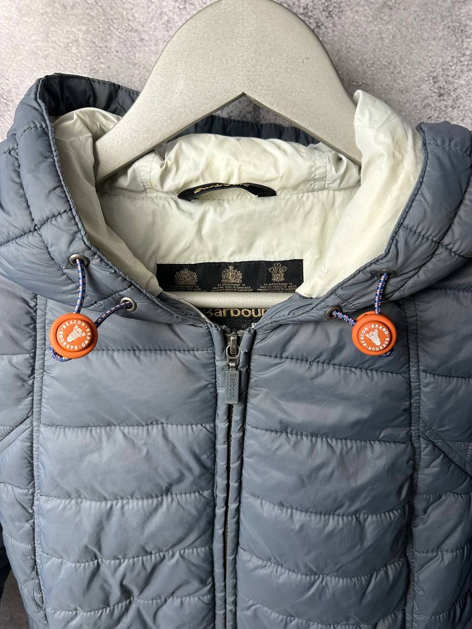 Barbour Barbour Jacket Gray Fibre Down Landry Baffle Quilt Puffa Size M / US 6-8 / IT 42-44 - 7 Thumbnail
