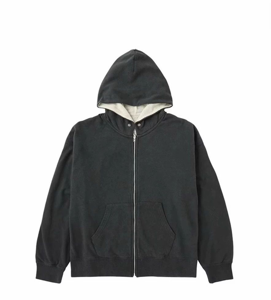 Visvim VISVIM JUMBO SB DUAL HOODIE F.Z. DMGD Distressed Black 25aw Size US L / EU 52-54 / 3 - 1 Thumbnail