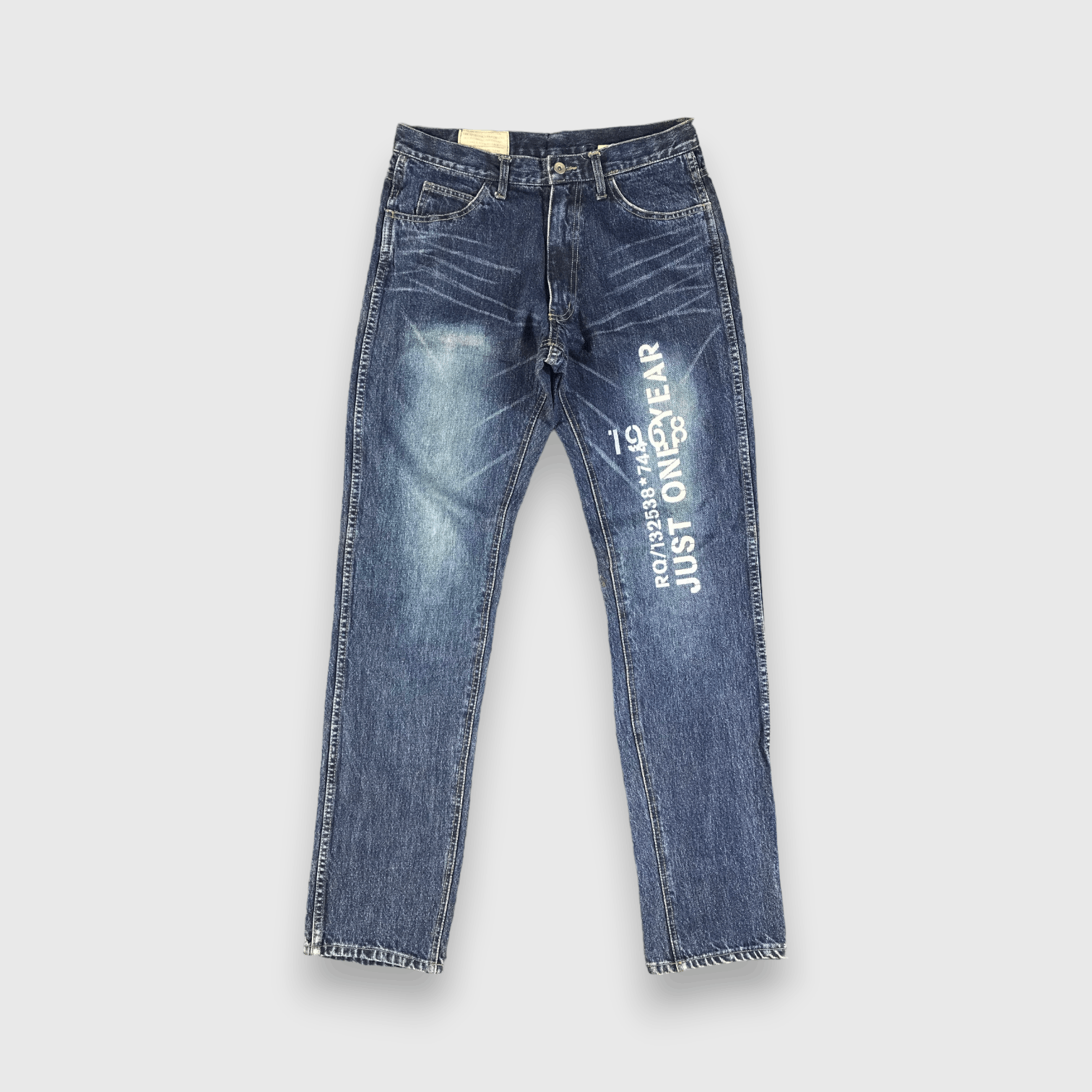 Japanese Brand Japanese Brand Dig Deep Jeans Printed Denim -J2767 Size US 32 / EU 48 - 1 Thumbnail