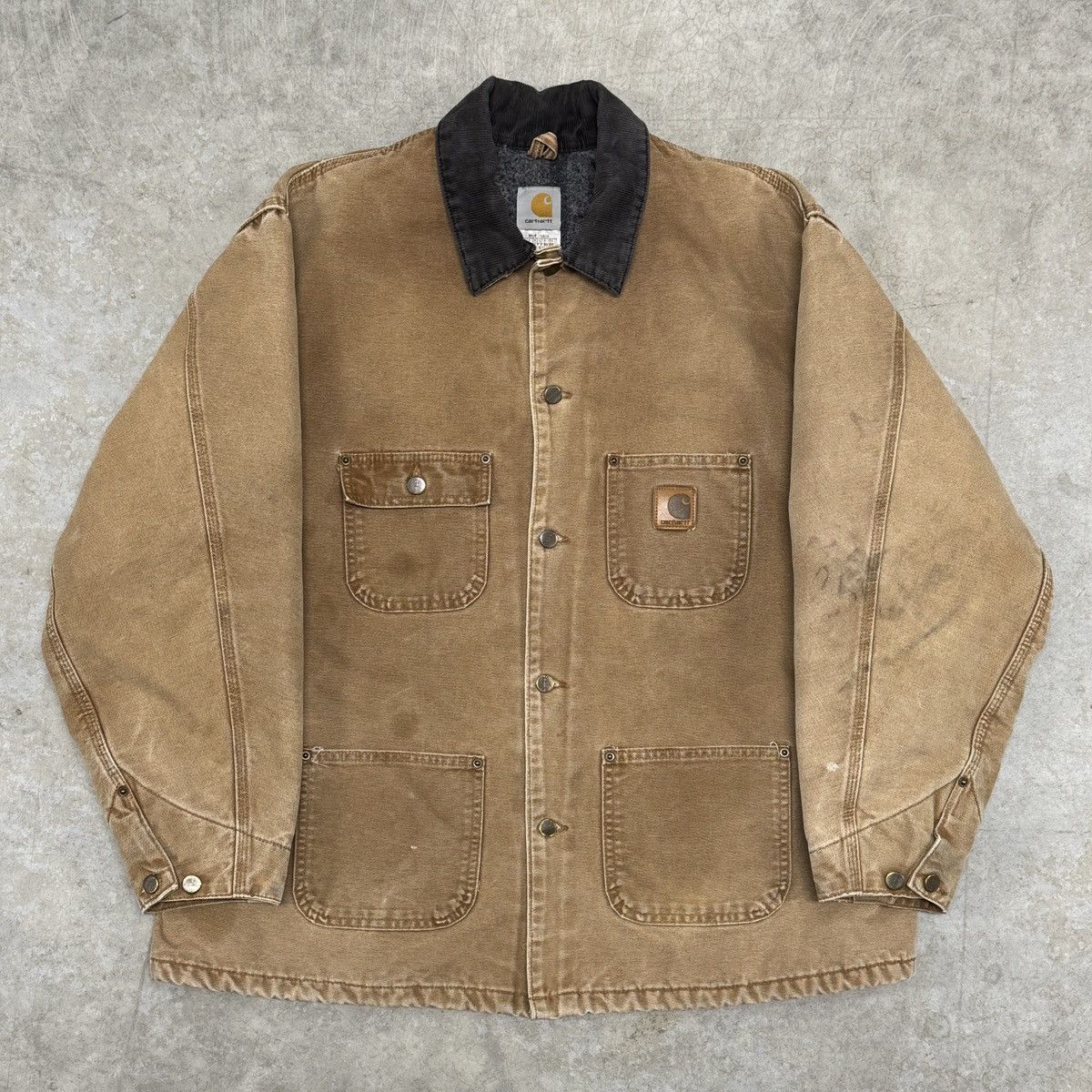 Carhartt × Stussy Carhartt X Stussy Chore Coat | Grailed