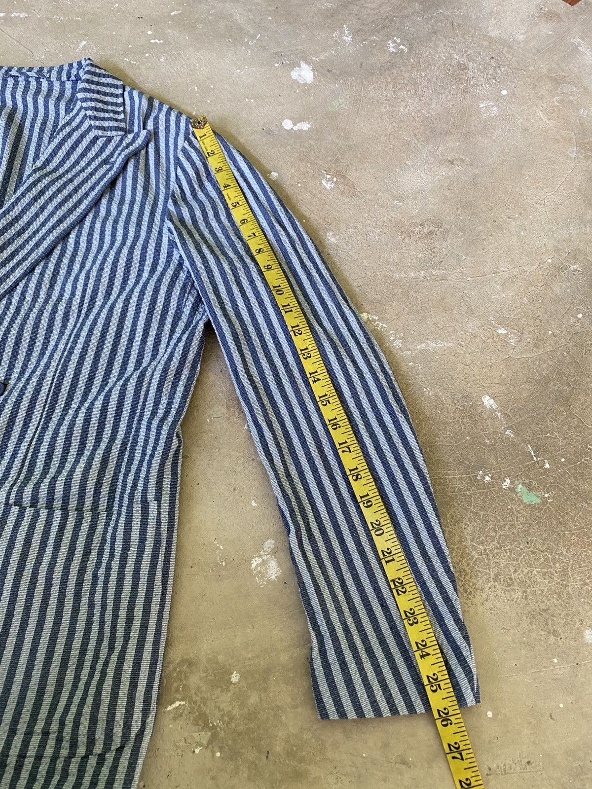 Ring Jacket Ring Jacket Japan Seersucker Stripe Blazer Size 50 Size US M / EU 48-50 / 2 - 15 Thumbnail