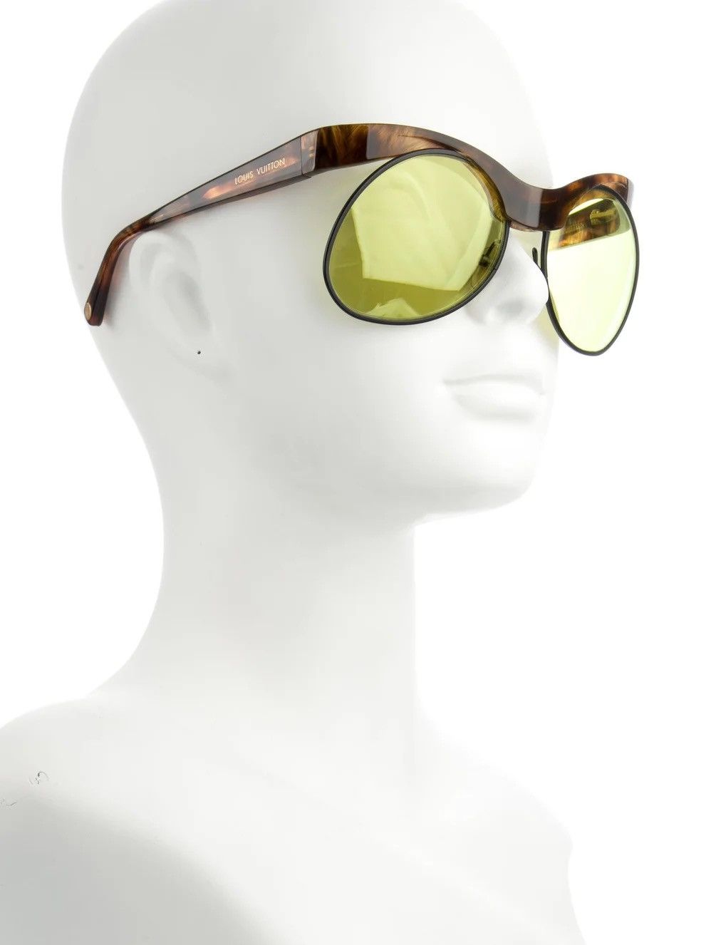 Louis Vuitton LOUIS VUITTON 2015 Natalia Alien Sunglasses Runway LV logo Size ONE SIZE - 1 Thumbnail