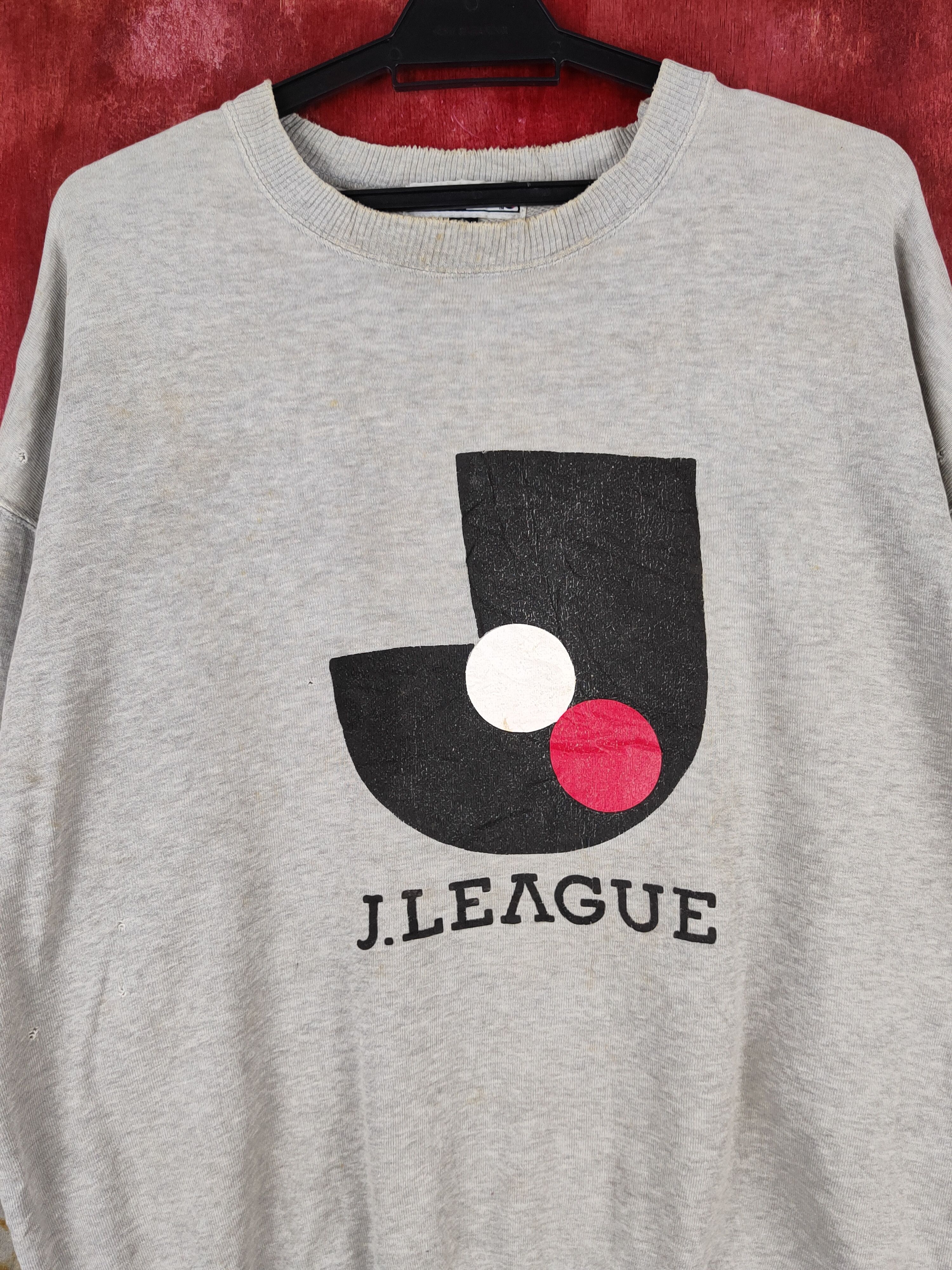 Japanese Brand J.League official vintage distress ripped Sweatshirt #S1358 Size US XL / EU 56 / 4 - 2 Thumbnail
