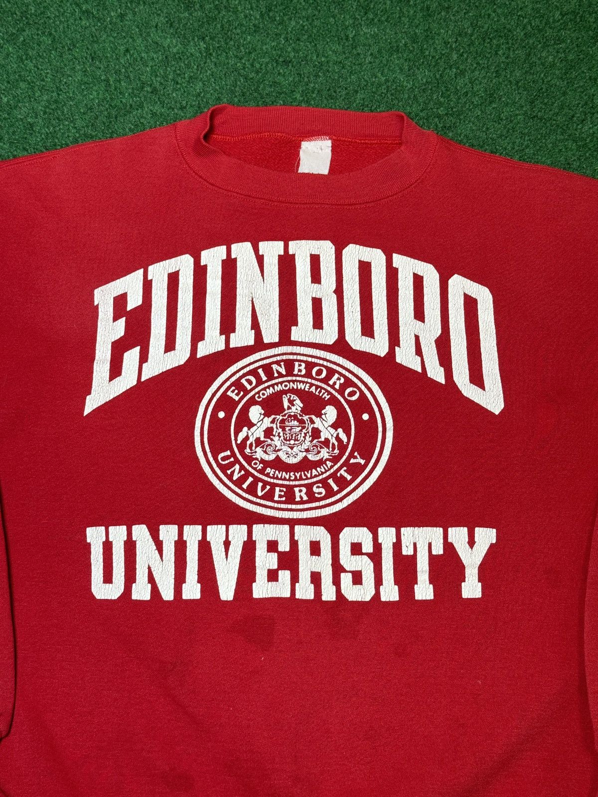 Vintage Vtg 70s Edinboro University Collegiate Erie Pa Boxy Crewneck Size US L / EU 52-54 / 3 - 2 Thumbnail