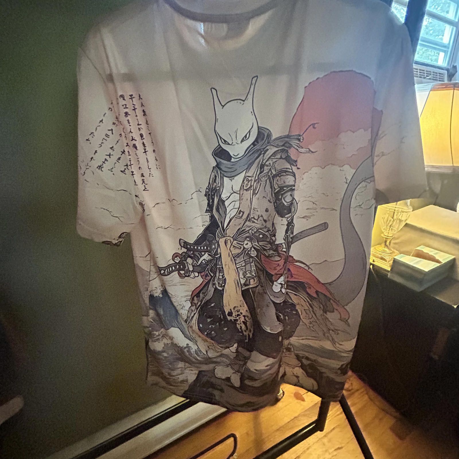 Unknown London Epic Samurai Cat Warrior Graphic T-Shirt - Medium Size US M / EU 48-50 / 2 - 5 Thumbnail