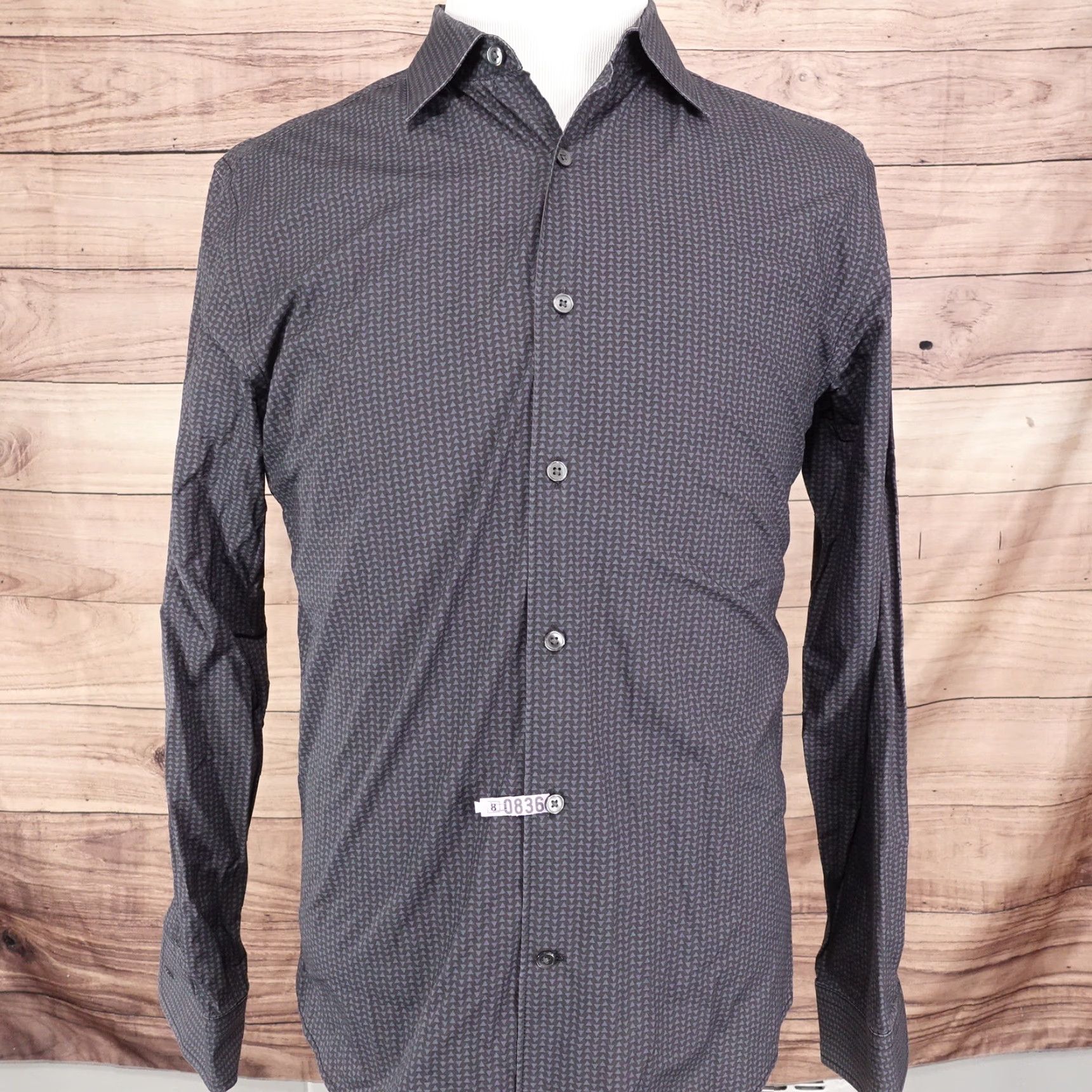 Gap GAP Slim Fit Geometric Long Sleeve Button-Up Shirt Mens Large Multicolor Size US L / EU 52-54 / 3 - 3 Thumbnail