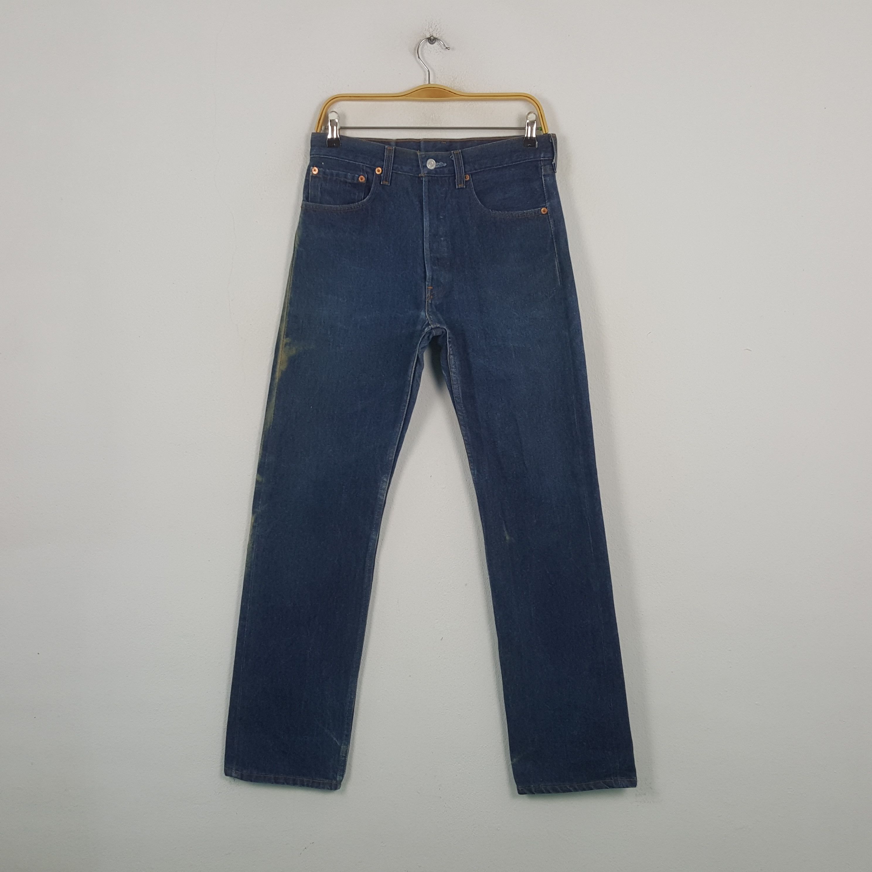 Levi's Vintage 90's Levi's 501 Sun Faded Distressed Jeans RR17 Size US 30 / EU 46 - 1 Thumbnail