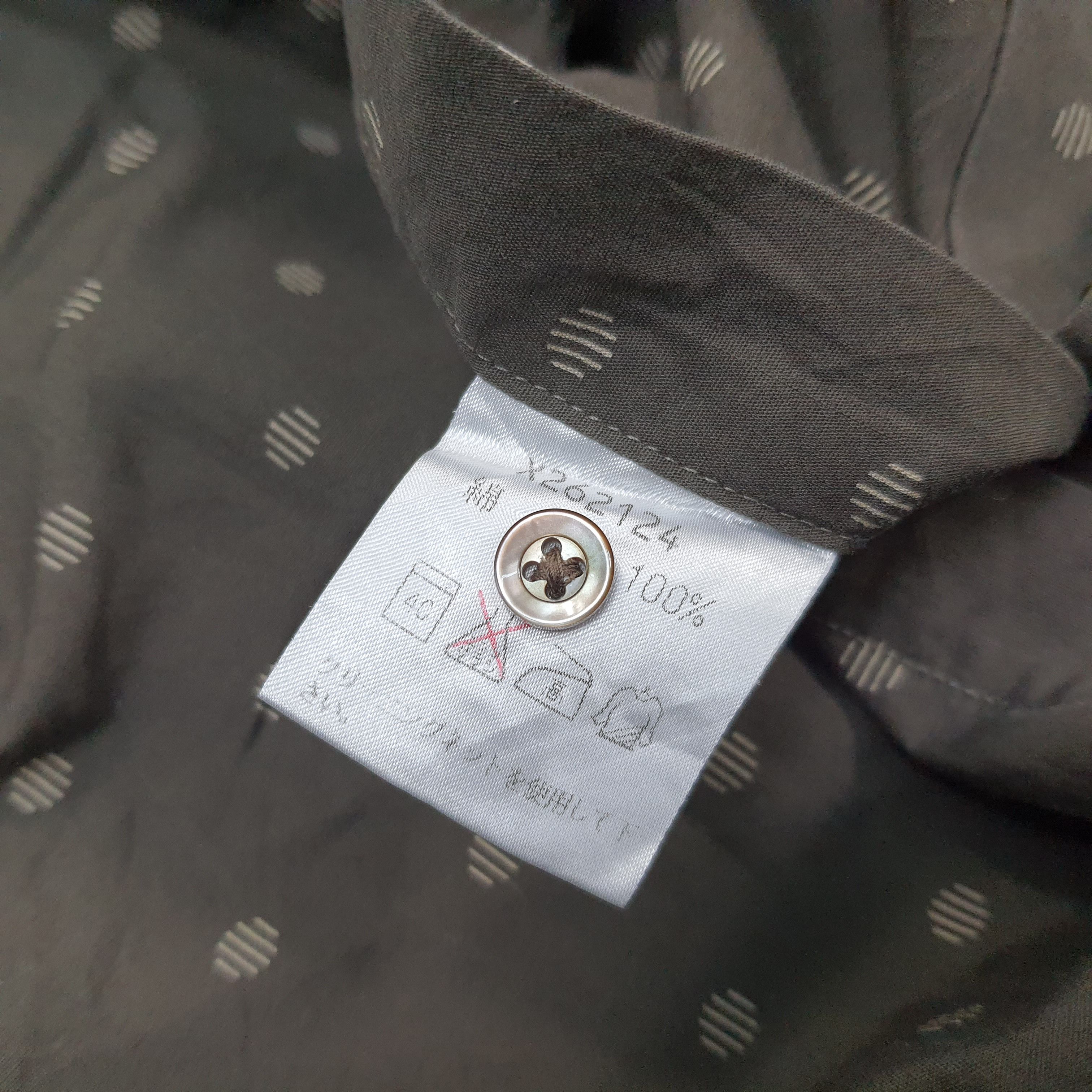Designer × Vintage × Yohji Yamamoto Vintage A.A.R Yohji Custom Logo Button Up Shirt C219N27 Size US M / EU 48-50 / 2 - 5 Thumbnail