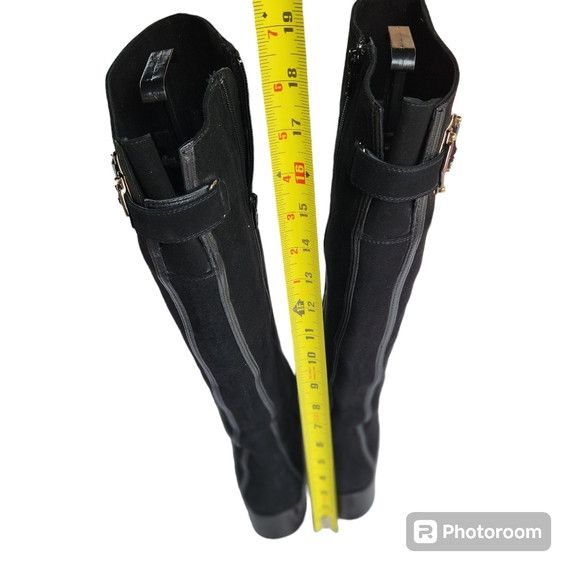 Other Le Pepe knee high women's sued black boots size 39.5 US Size US 8.5 / IT 38.5 - 6 Thumbnail