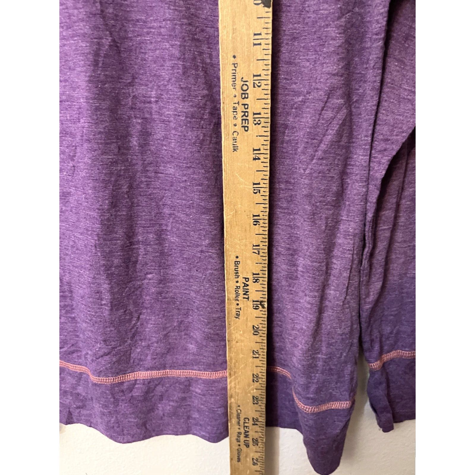 Vintage Marika Tek Womens Pullover T-Shirt Long Sleeve Size M Purple Performance Top Size M / US 6-8 / IT 42-44 - 4 Thumbnail
