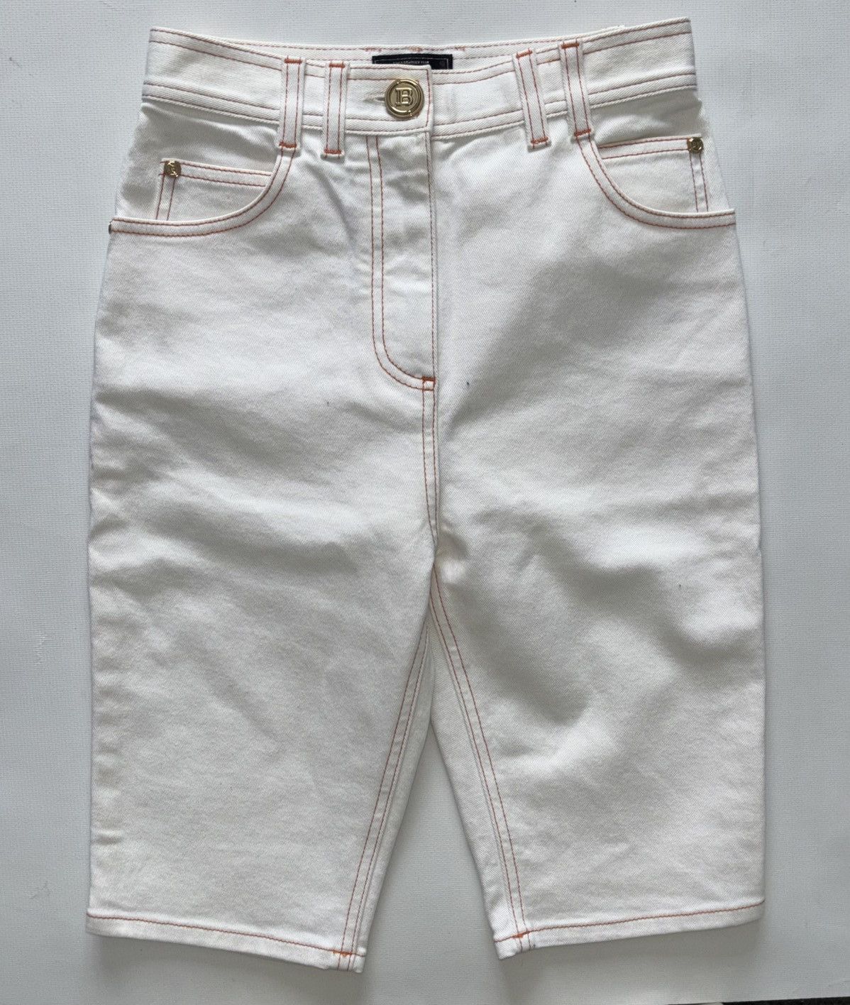 Balmain Balmain Denim Shorts Size 25" / US 0 / IT 36 - 1 Thumbnail