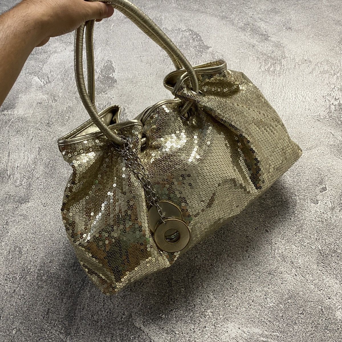 Japanese Brand 2000s Sparkling Sequin Mcblink Shoulder Bag Size ONE SIZE - 1 Thumbnail