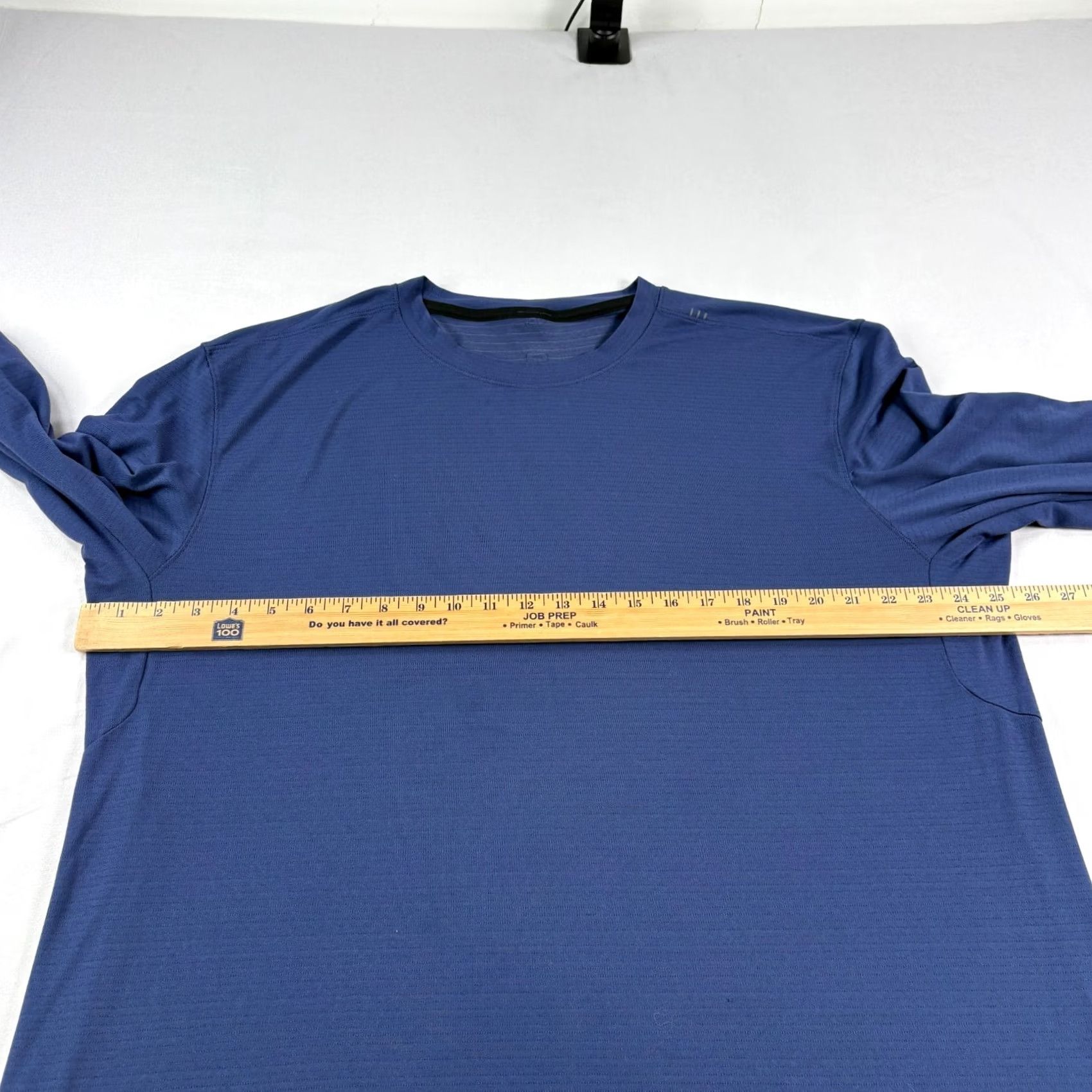 Lululemon Lululemon Drysense Shirt Mens 2XL Blue Long Sleeve Gym Performance Athleisure Shirt Size US XXL / EU 58 / 5 - 4 Thumbnail