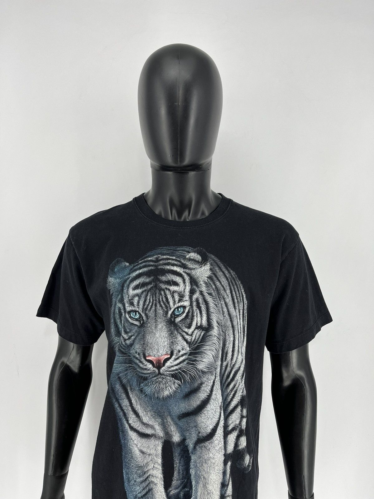 Other Vintage Y2K 90s Northern TigerFace Boxy Graphic Tee Size US L / EU 52-54 / 3 - 1 Thumbnail