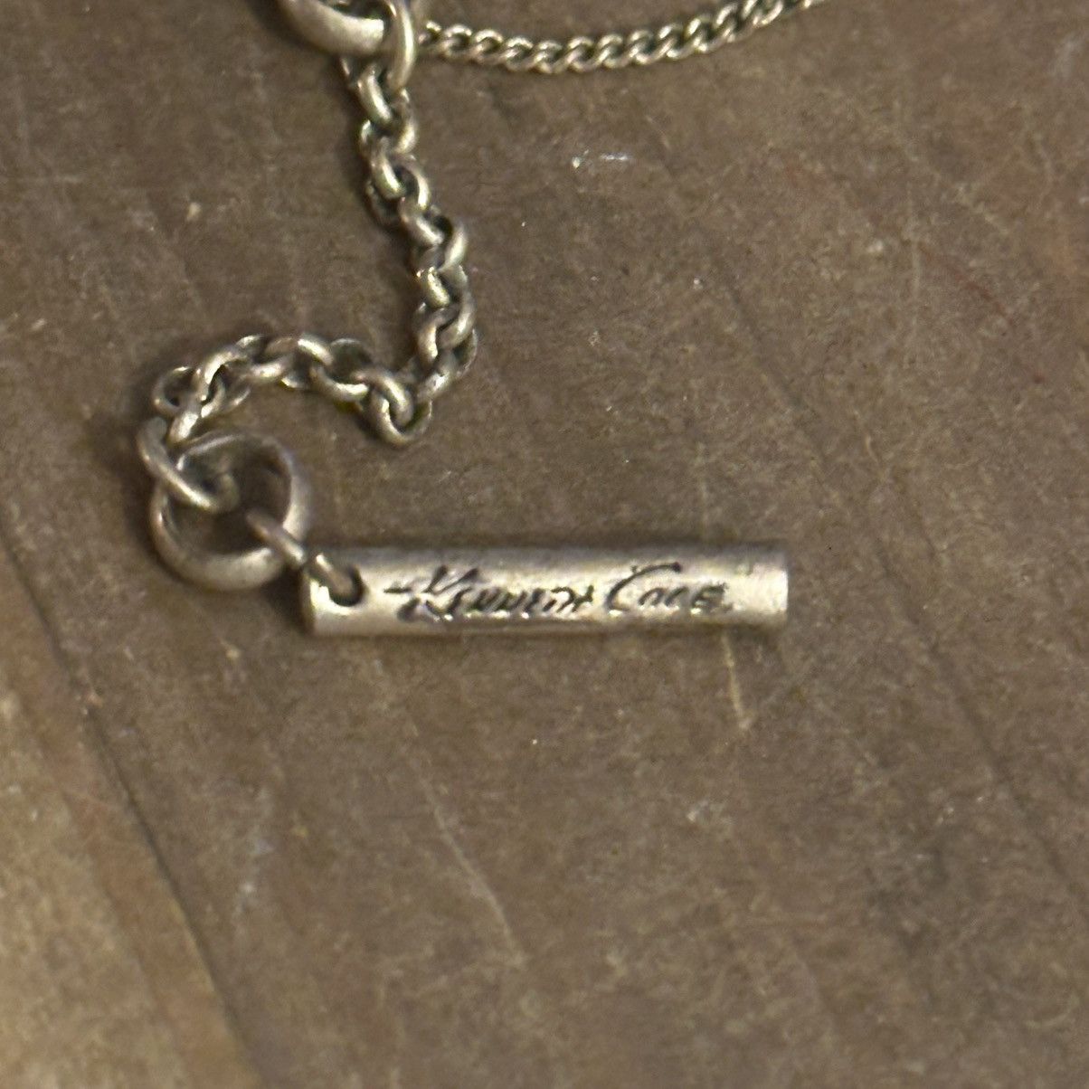 Kenneth Cole Kenneth Cole two tone asymmetrical drop pendant necklace Size ONE SIZE - 4 Thumbnail