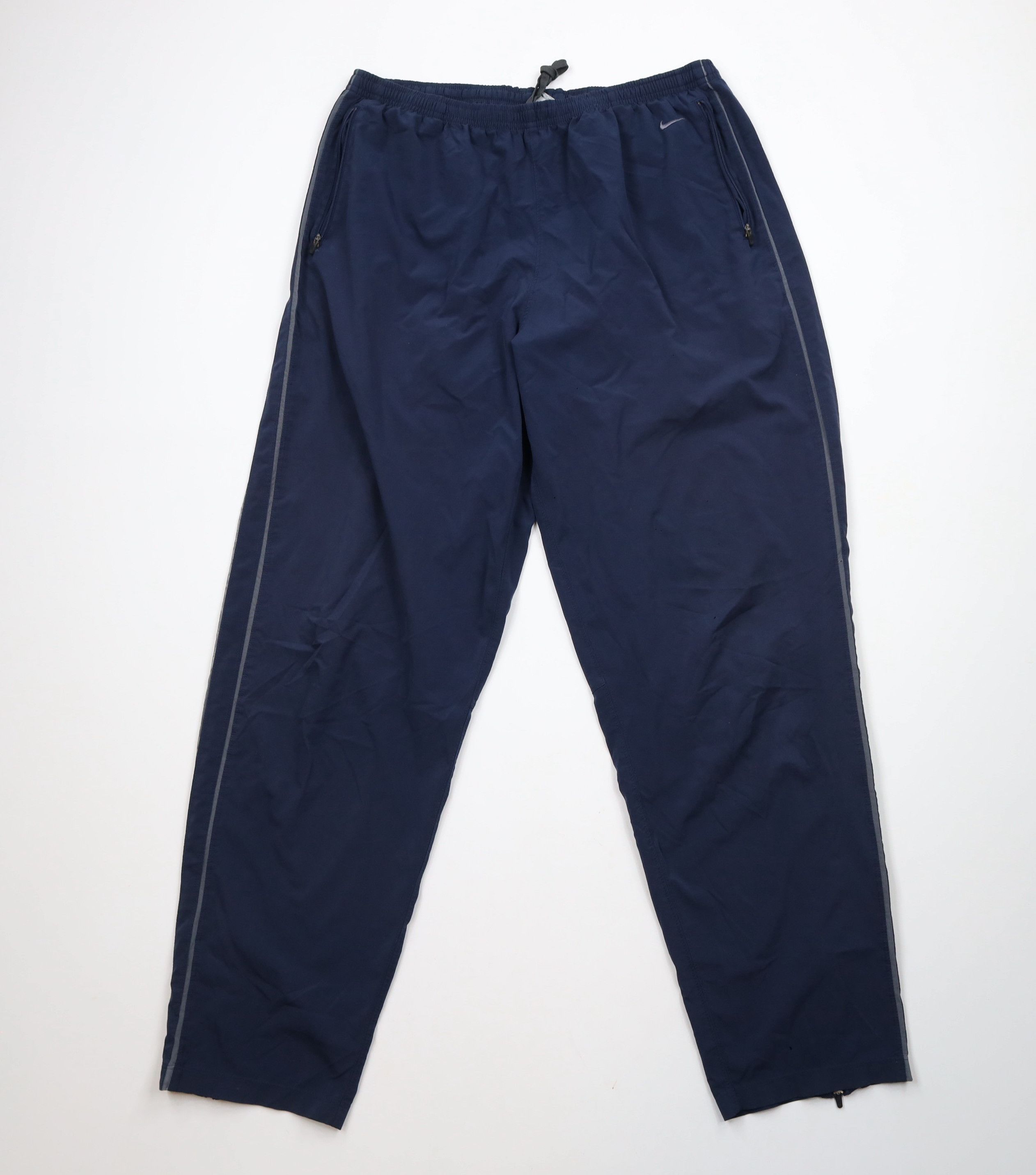 Nike × Vintage Vintage Y2K Nike Travis Scott Mini Swoosh Stretch Pants Blue Size US 38 / EU 54 - 1 Thumbnail