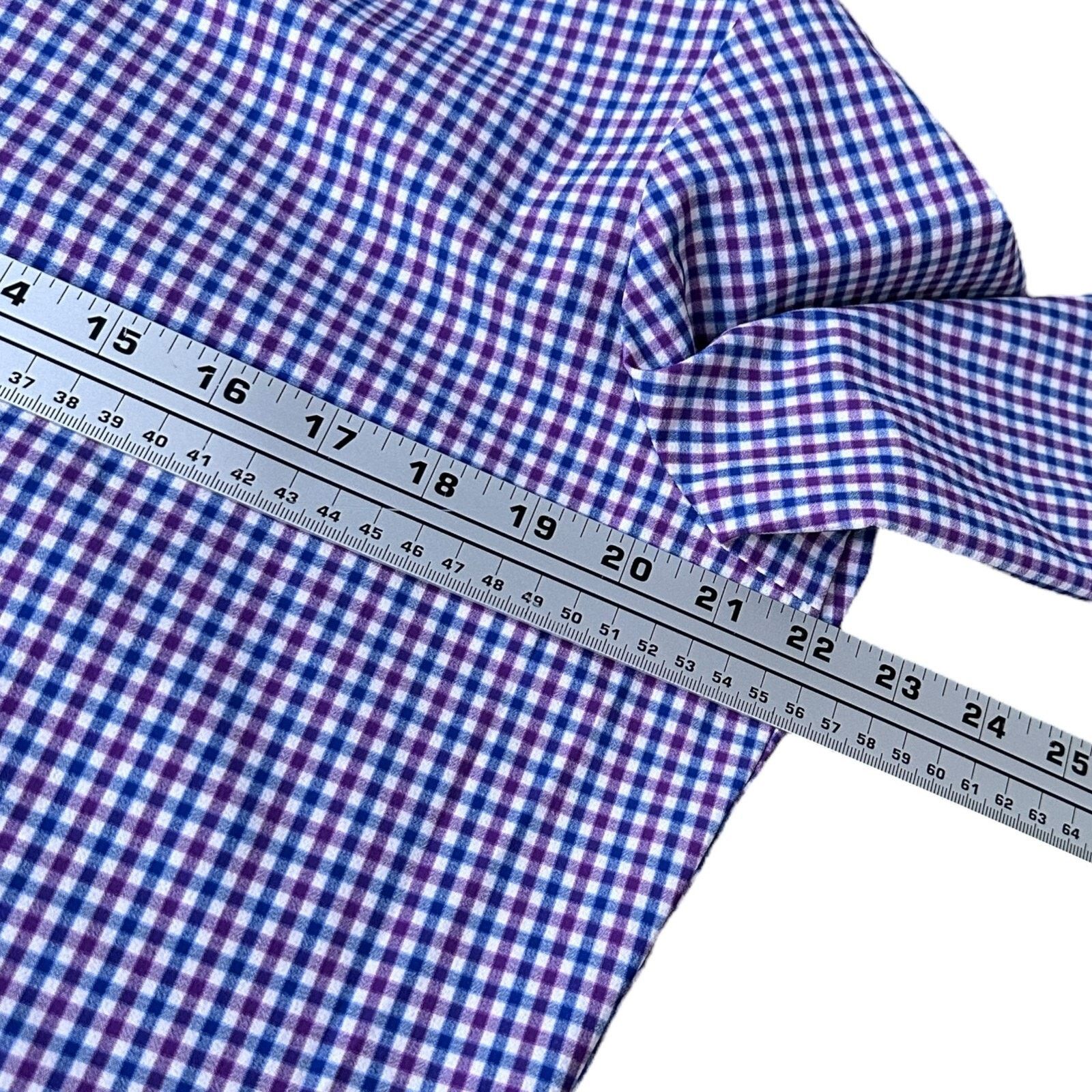 Mizzen+Main Mizzen + Main Shirt Men’s Medium Blue Purple Long Sleeve Size US M / EU 48-50 / 2 - 8 Thumbnail