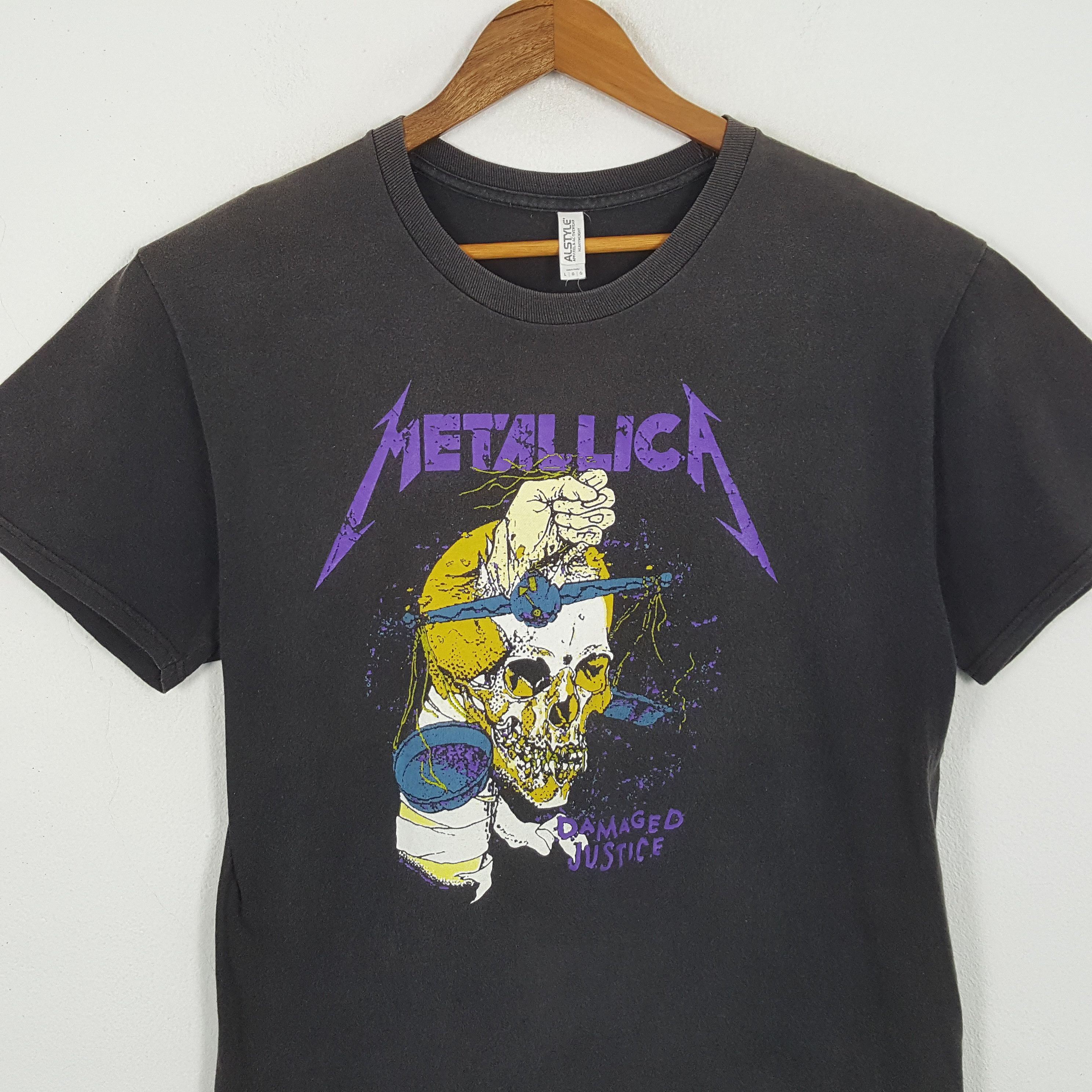 Band Tees × Metallica × Vintage Vintage METALLICA American Heavy Metal Band T-Shirts Size US L / EU 52-54 / 3 - 2 Thumbnail
